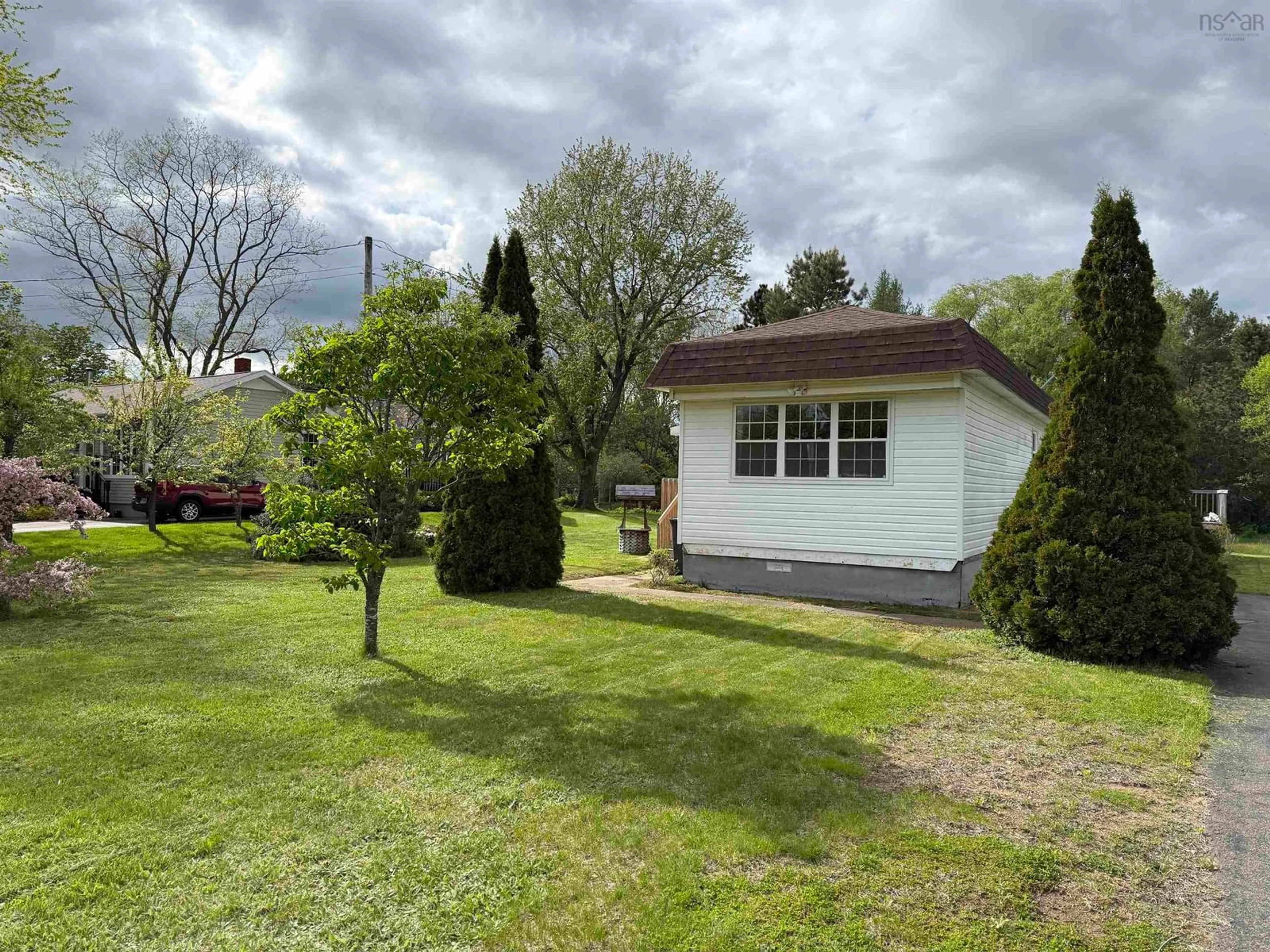 A pic from outside/outdoor area/front of a property/back of a property/a pic from drone, street for 2212 Old Mill Rd, Wilmot Nova Scotia B0P 1W0