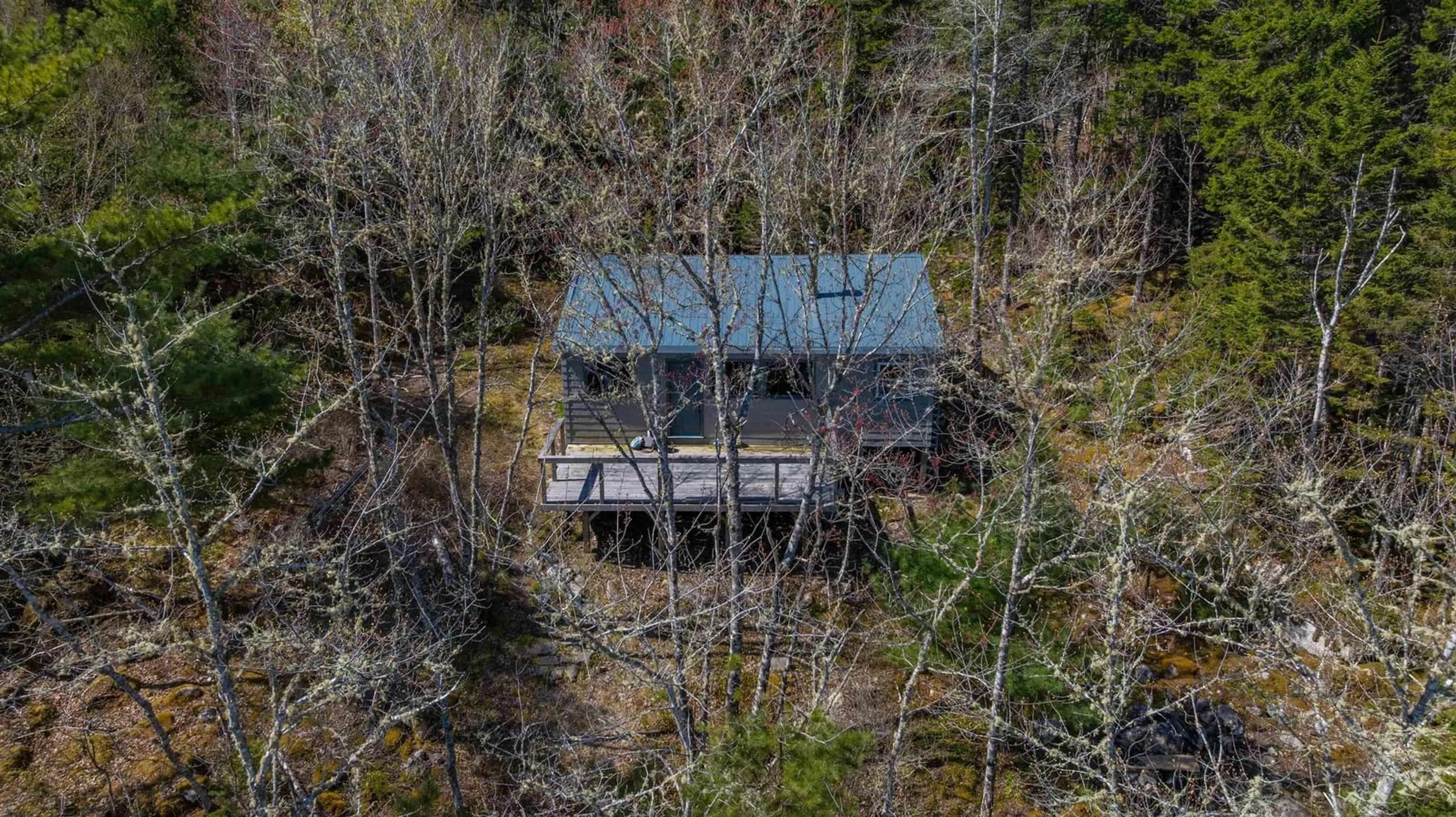 A pic from outside/outdoor area/front of a property/back of a property/a pic from drone, unknown for 972 Lake Charlotte Water Access, Upper Lakeville Nova Scotia B0J 1P0