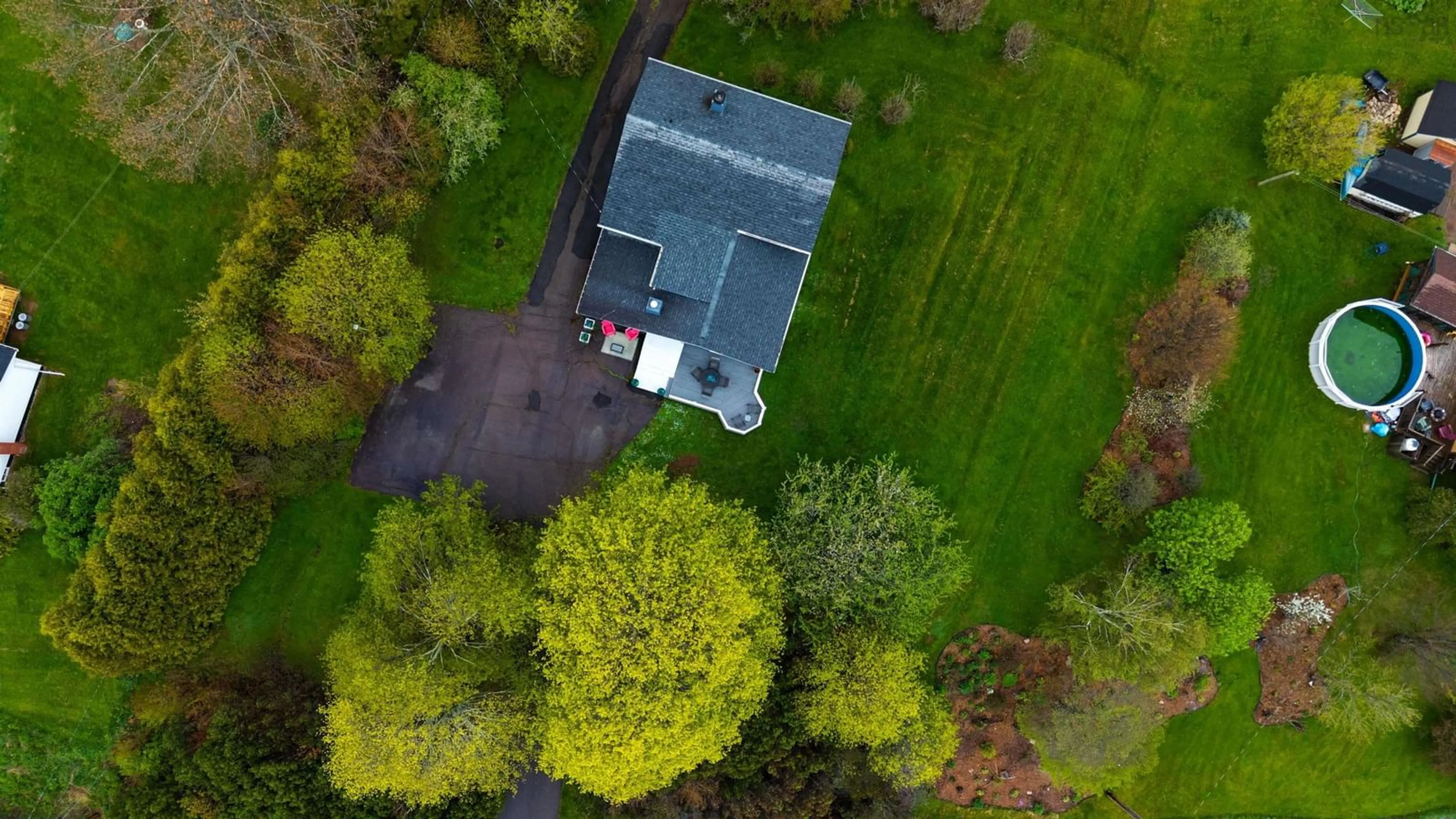 A pic from outside/outdoor area/front of a property/back of a property/a pic from drone, unknown for 473 Highway 204, Brookdale Nova Scotia B4H 3Y1