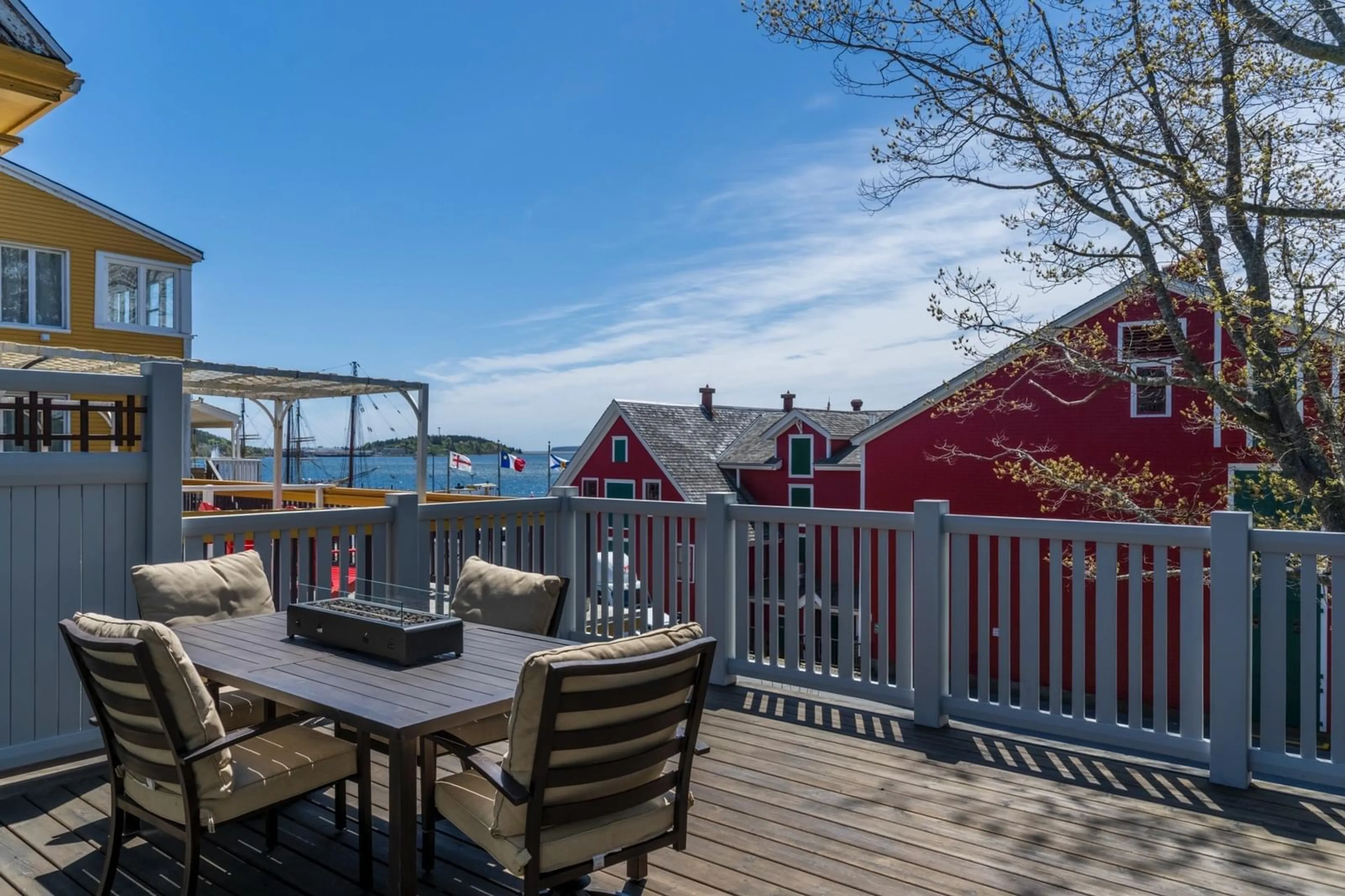 Patio, water/lake/river/ocean view for 56 Montague St, Lunenburg Nova Scotia B0J 2C0