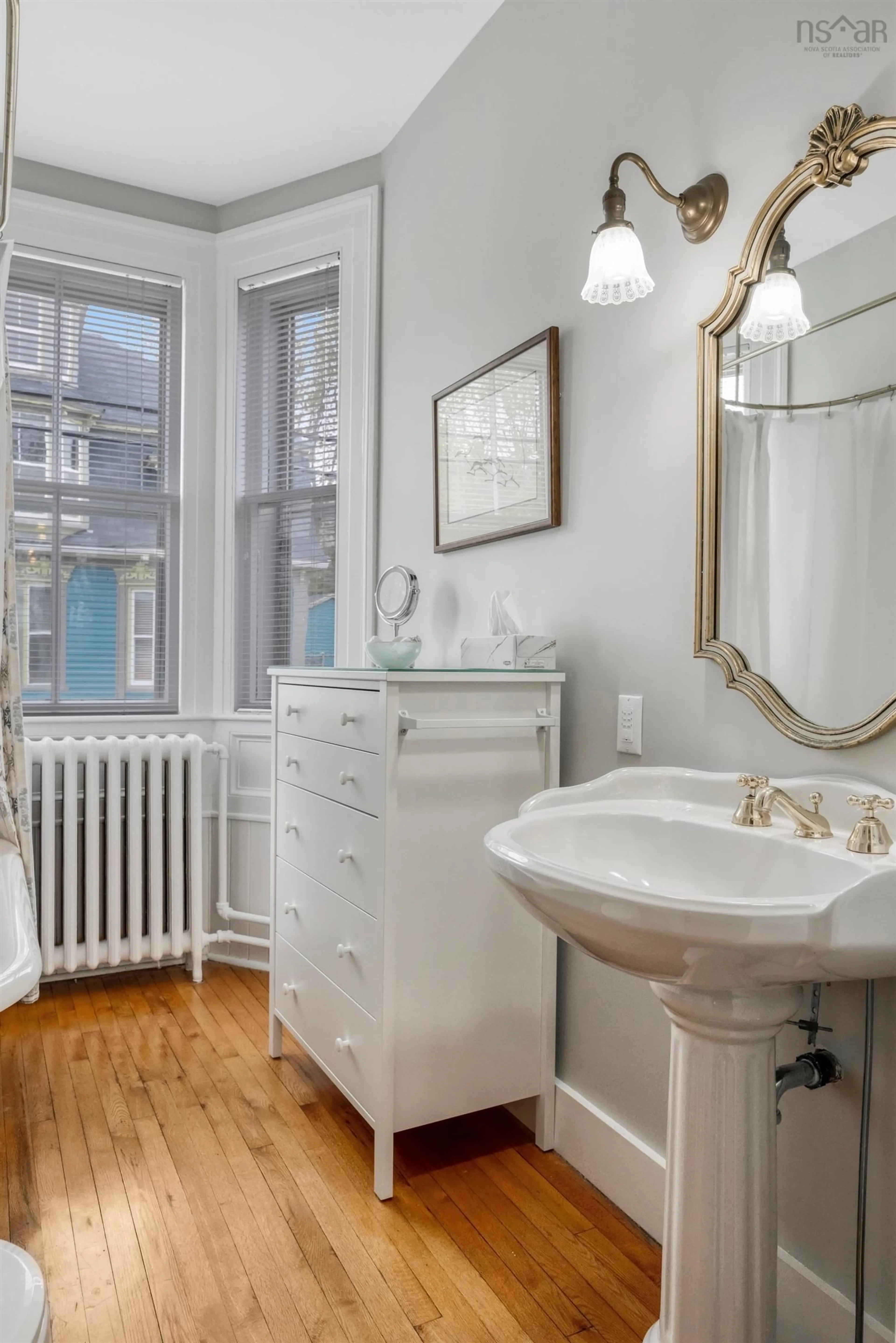 Contemporary bathroom, ceramic/tile floor for 56 Montague St, Lunenburg Nova Scotia B0J 2C0