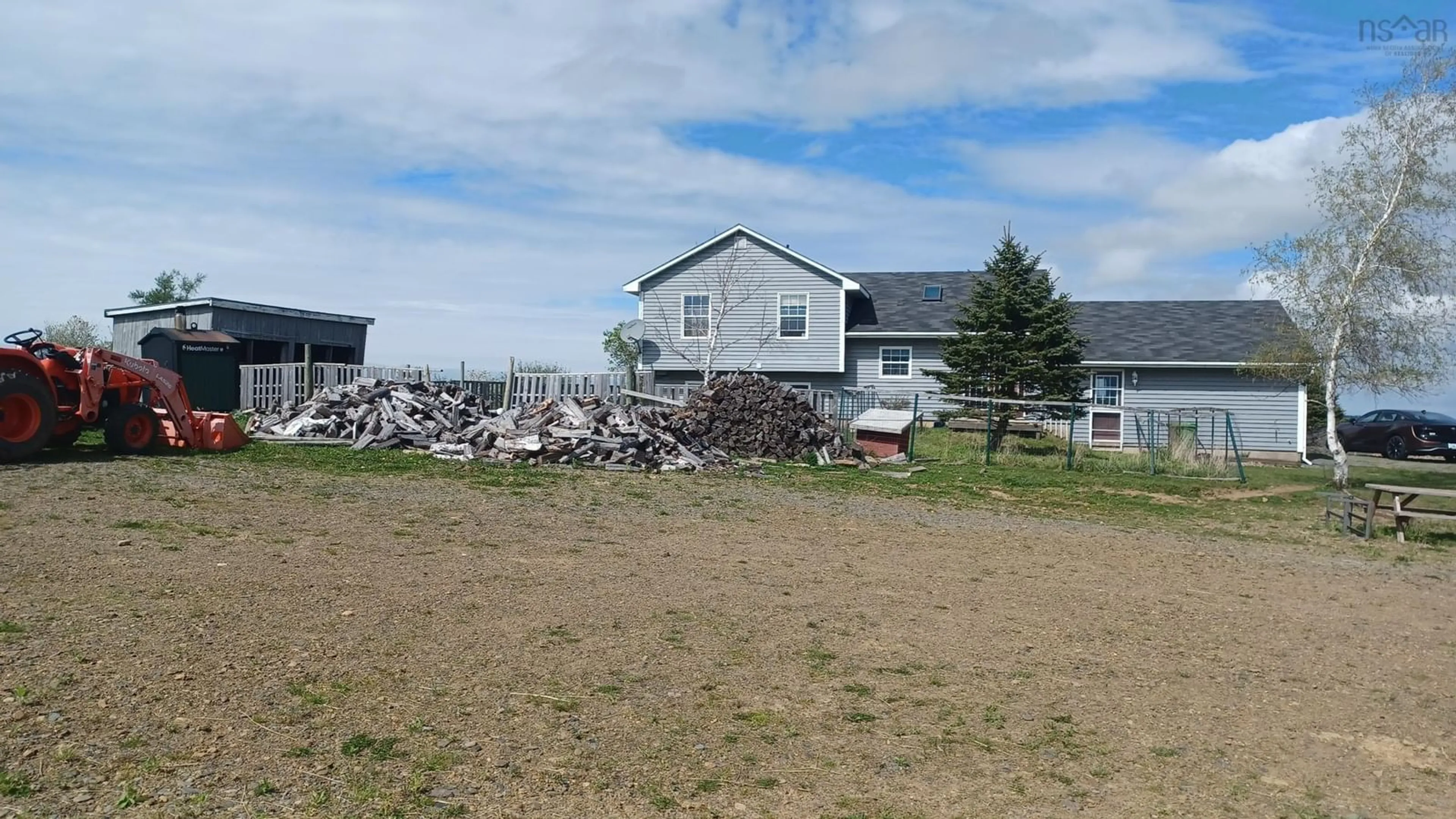 A pic from outside/outdoor area/front of a property/back of a property/a pic from drone, building for 89 Basinview Rd, Lockhartville Nova Scotia B0P 1P0