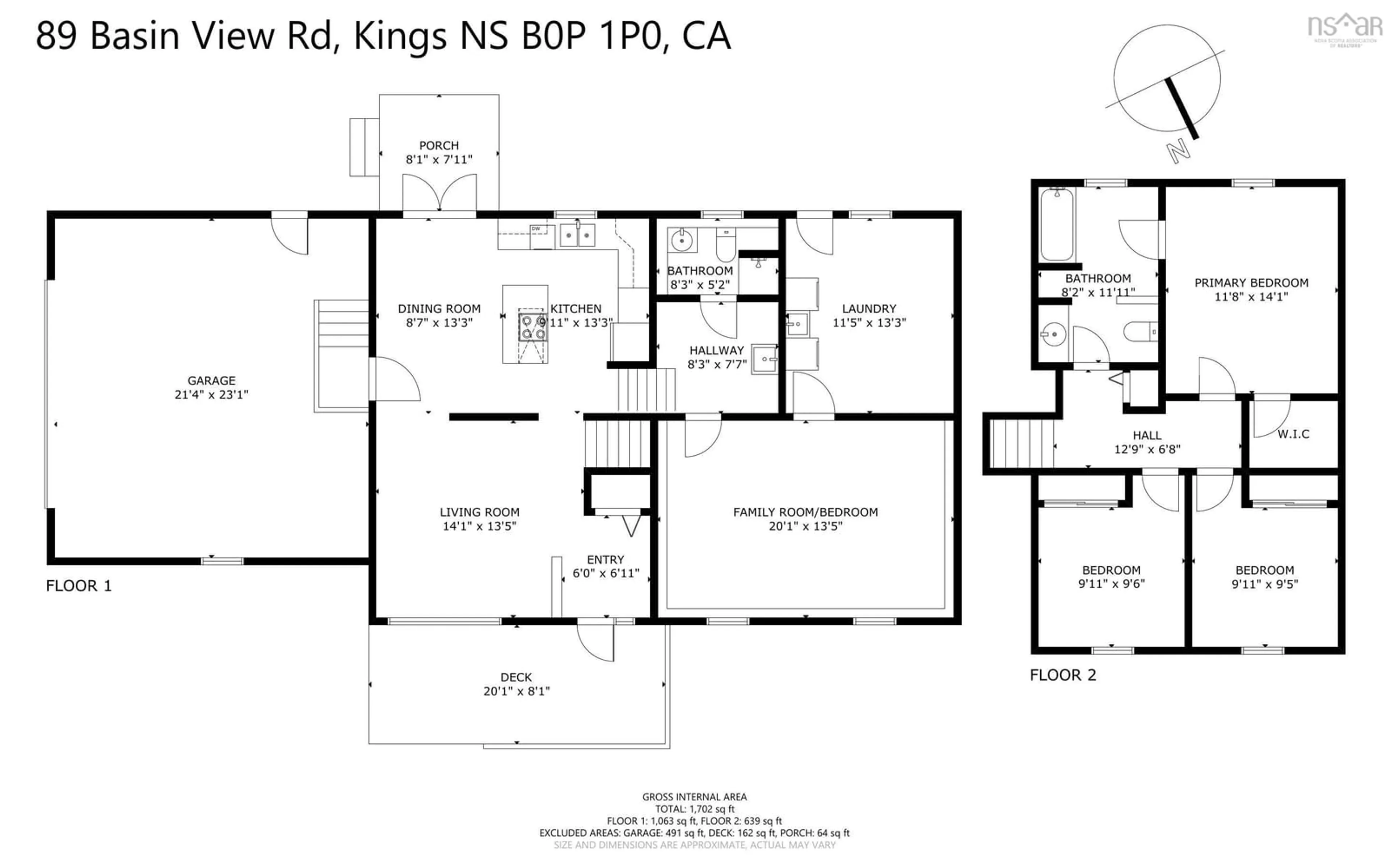 Floor plan for 89 Basinview Rd, Lockhartville Nova Scotia B0P 1P0