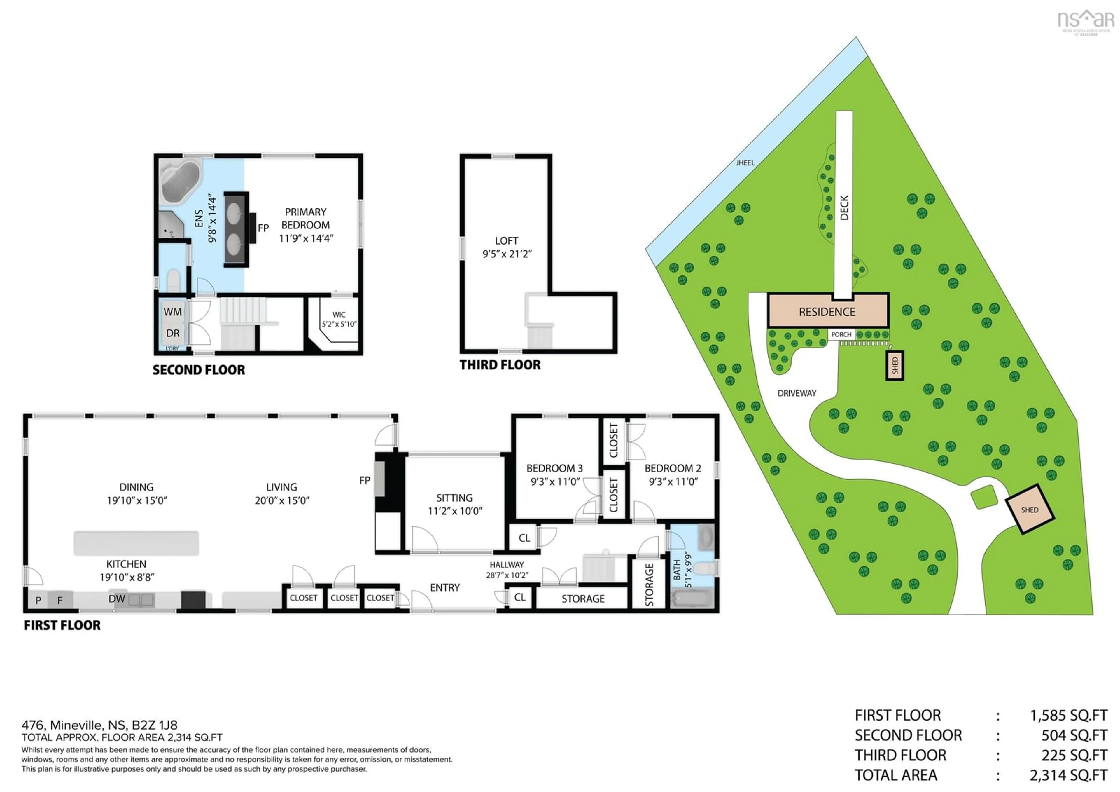 Floor plan for 476 Mineville Rd, Mineville Nova Scotia B2Z 1J8