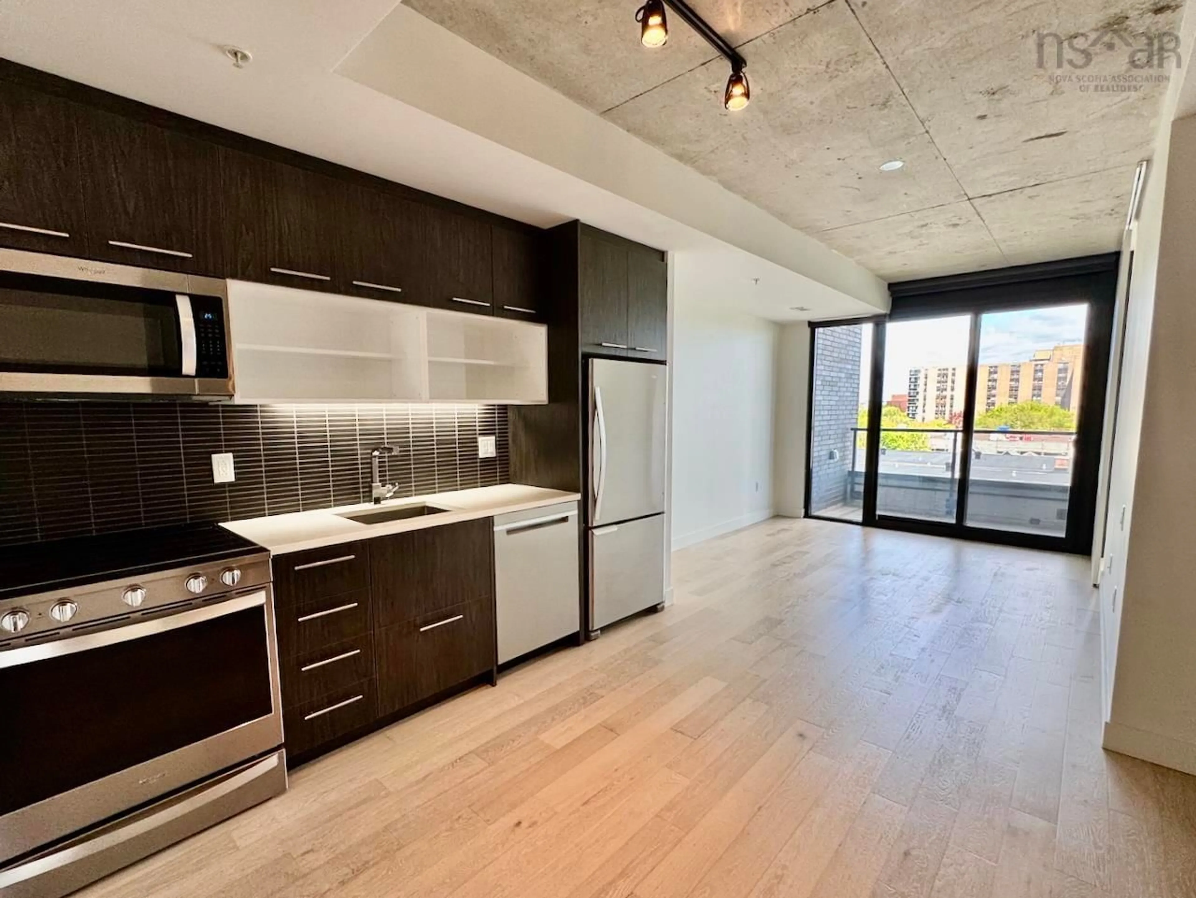 Open concept kitchen, unknown for 1048 Wellington Street #712, Halifax Nova Scotia B3H 0C2