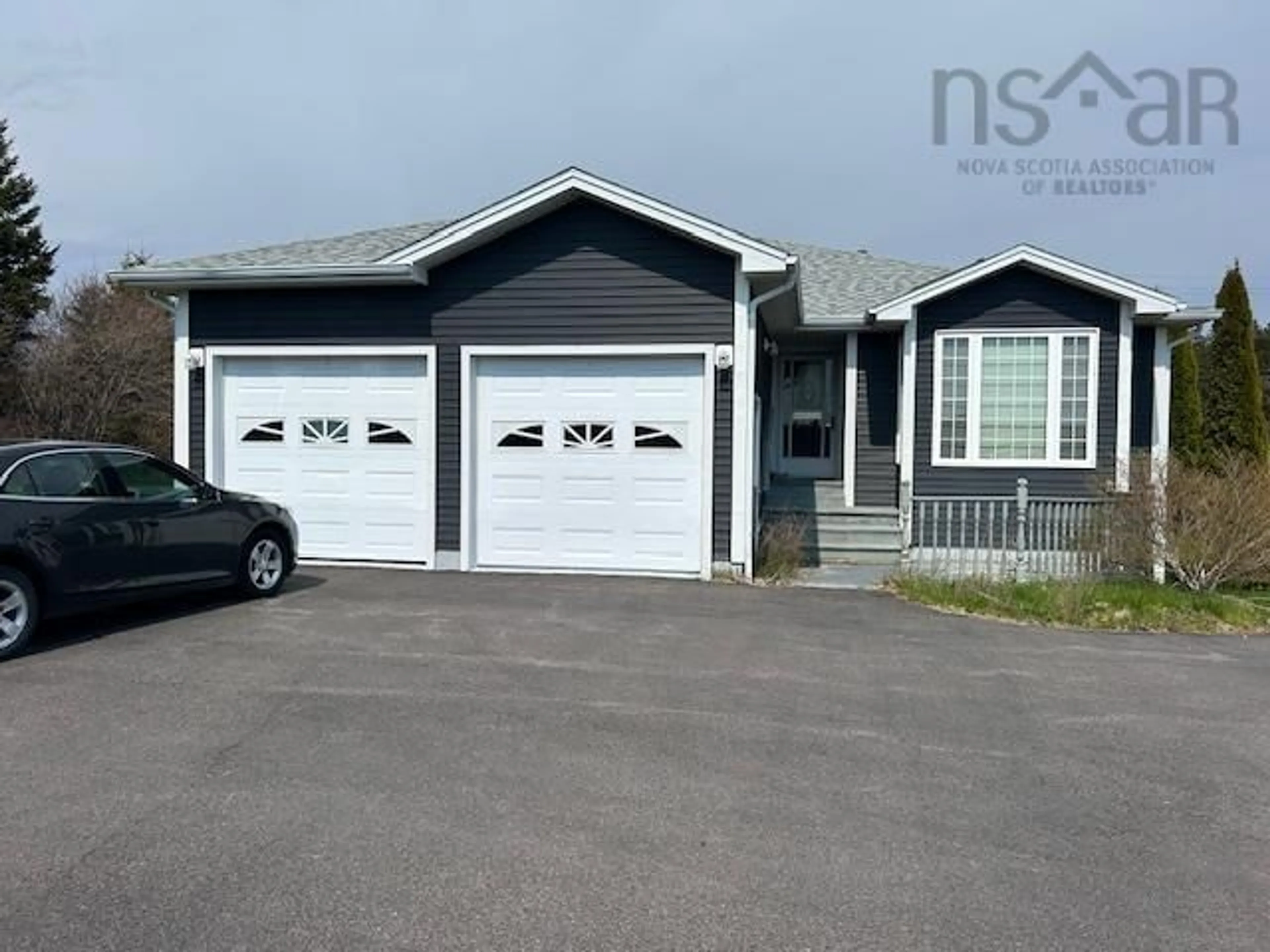 Home with vinyl exterior material, street for 2 Hillcrest Dr, Port Hawkesbury Nova Scotia B9A 1Z9