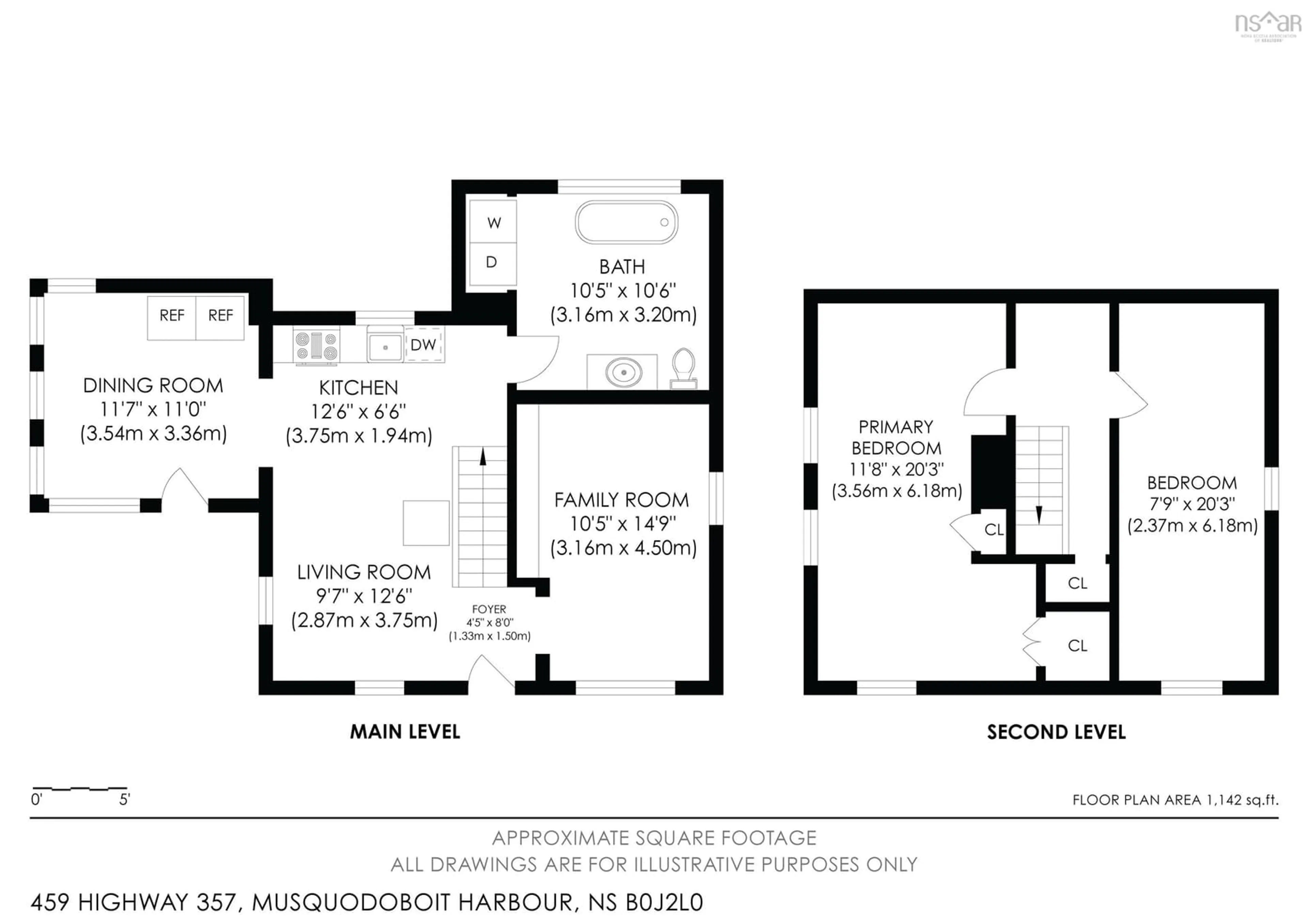 Floor plan for 459 Highway 357, Musquodoboit Harbour Nova Scotia B0J 2L0