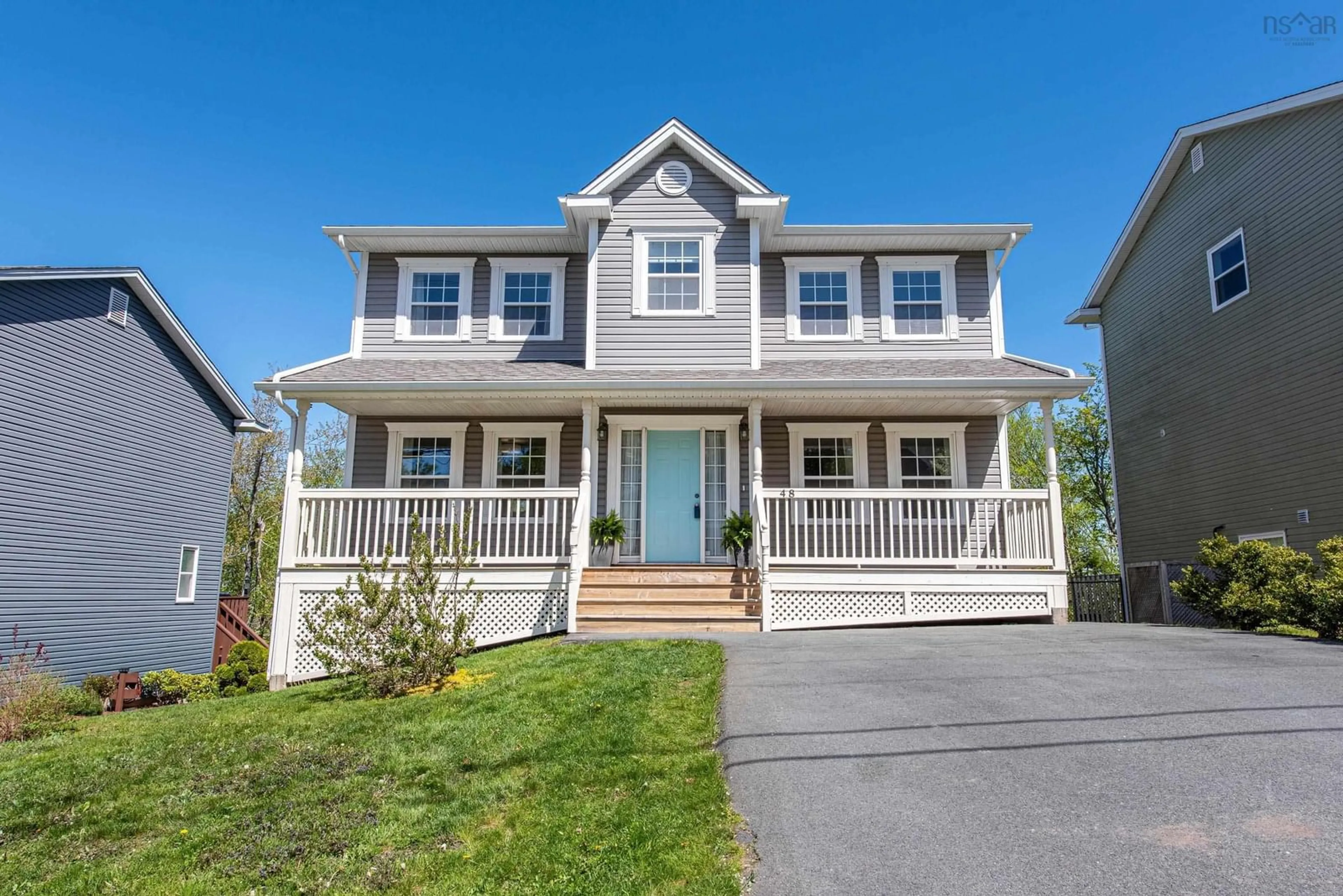 Home with vinyl exterior material, street for 48 Beaconsfield Way, Middle Sackville Nova Scotia B4E 0G1
