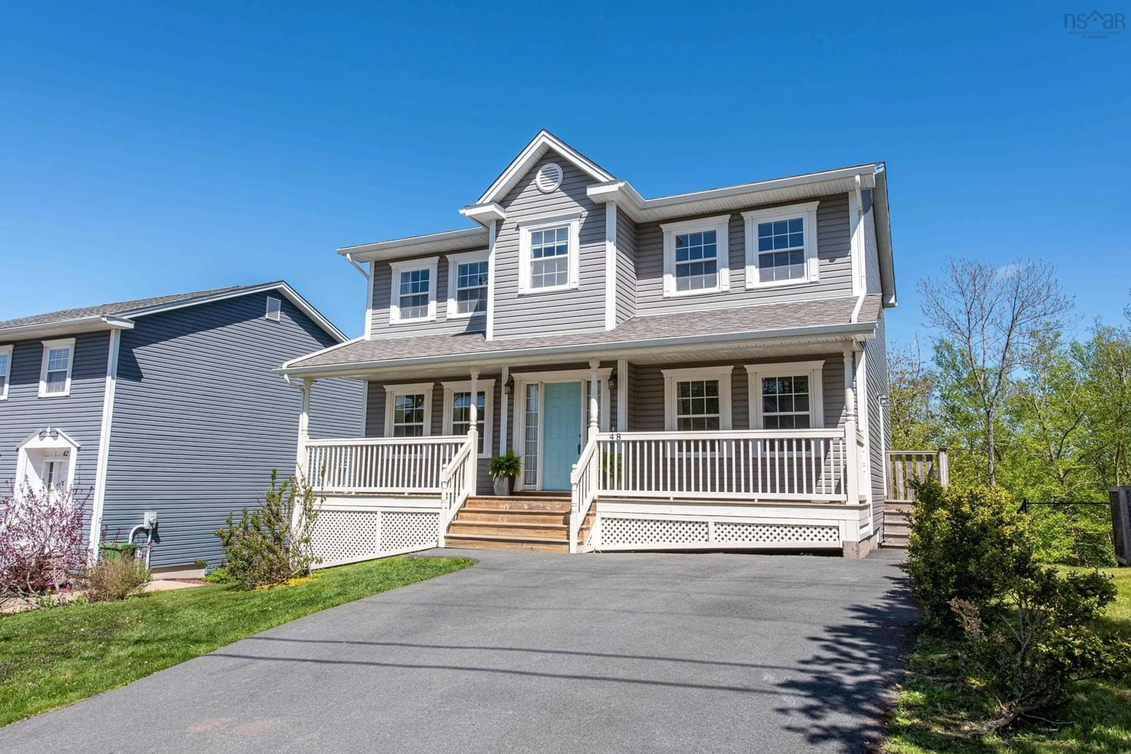 Home with vinyl exterior material, street for 48 Beaconsfield Way, Middle Sackville Nova Scotia B4E 0G1