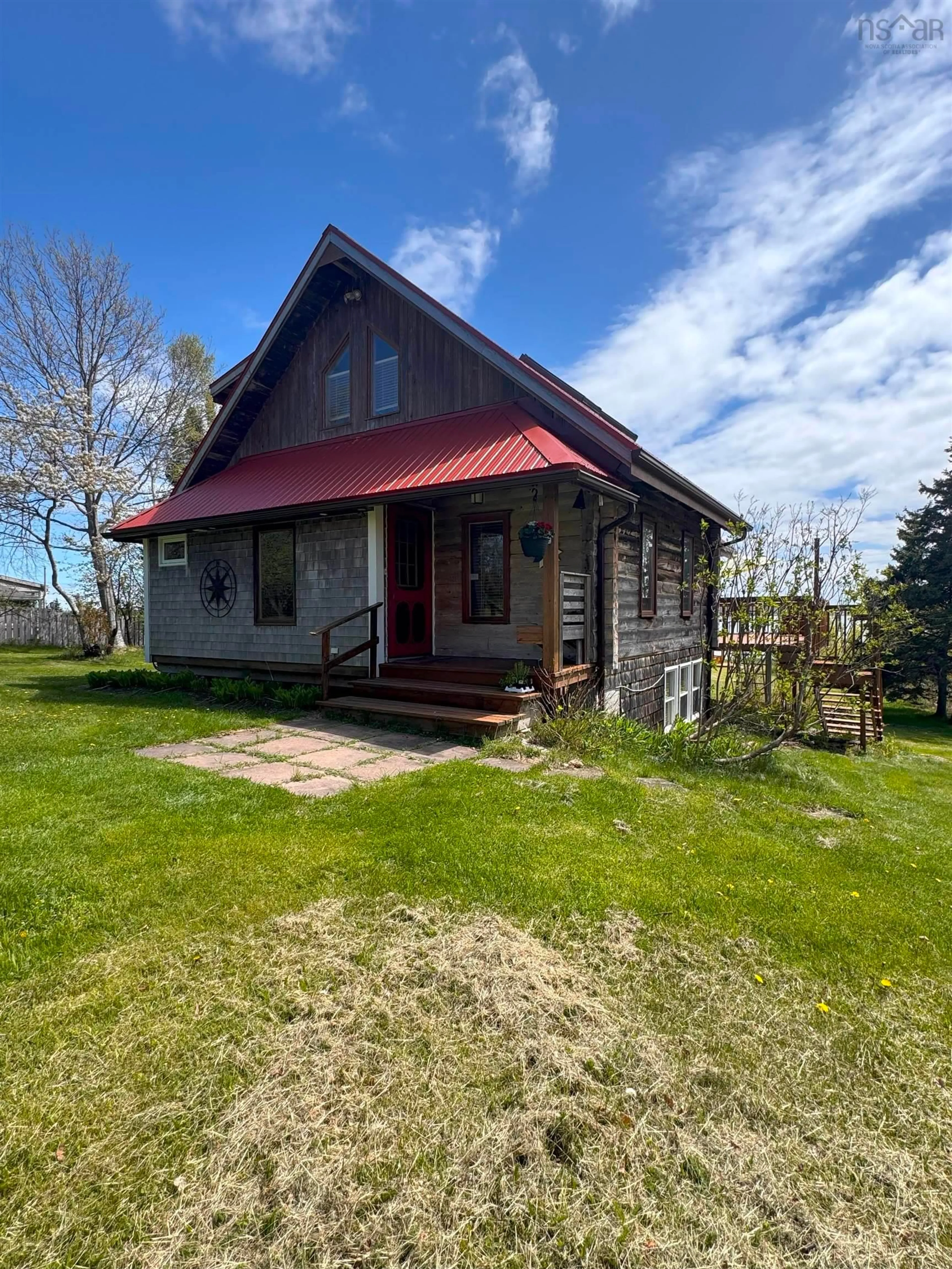 A pic from outside/outdoor area/front of a property/back of a property/a pic from drone, building for 47 Kenneth Point Rd, Caribou Island Nova Scotia B0K 1H0