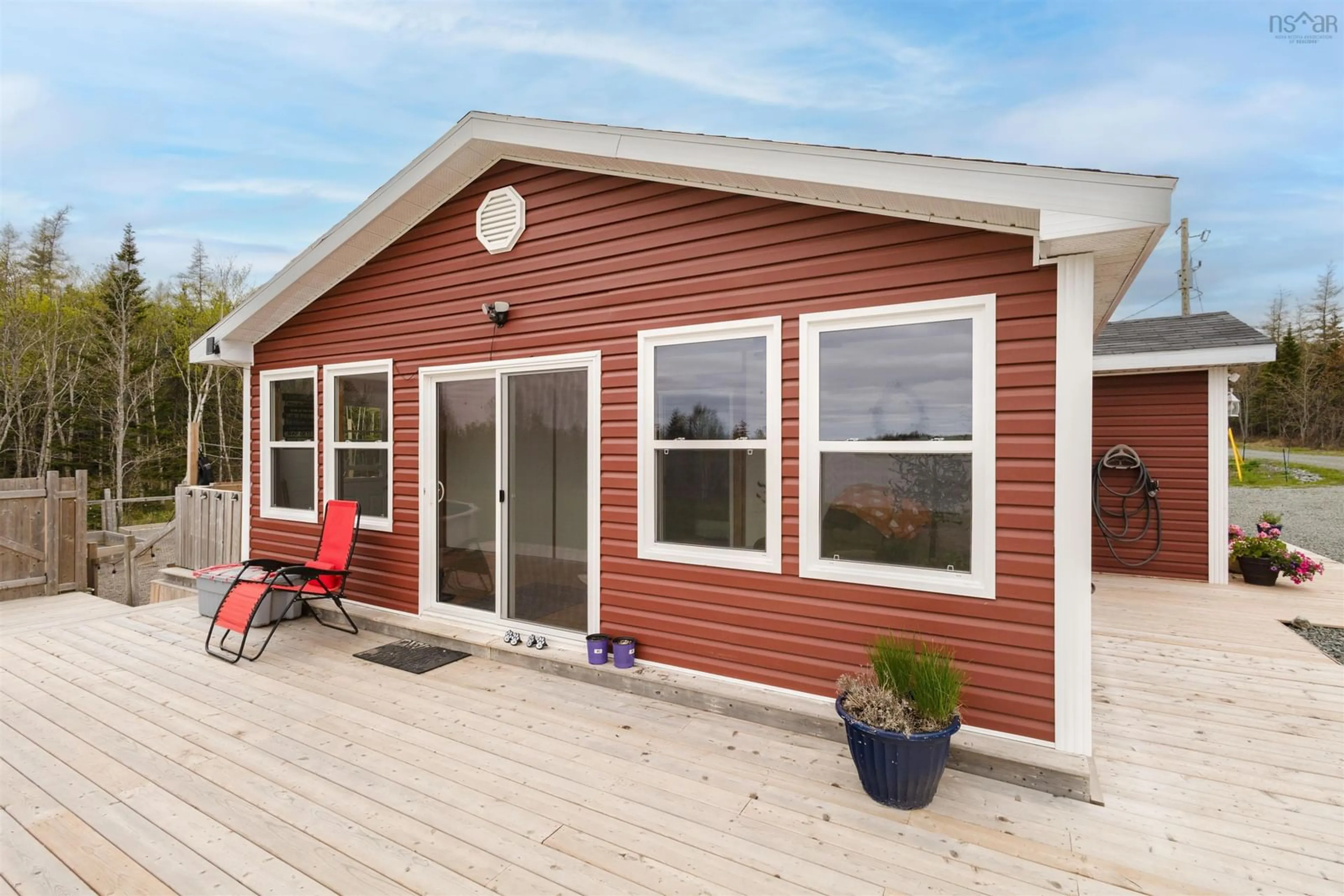 Home with vinyl exterior material, building for 99 Blaze Rd, Loch Lomond Nova Scotia B2E 1A4