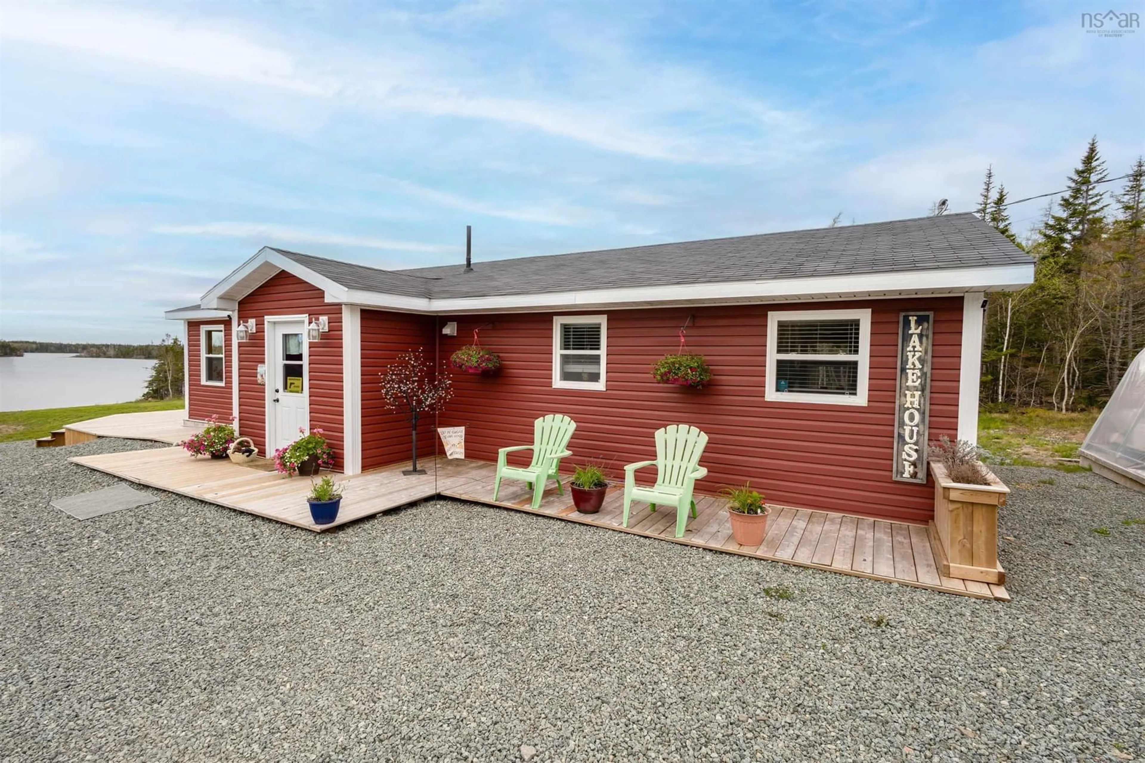 Home with vinyl exterior material, street for 99 Blaze Rd, Loch Lomond Nova Scotia B2E 1A4