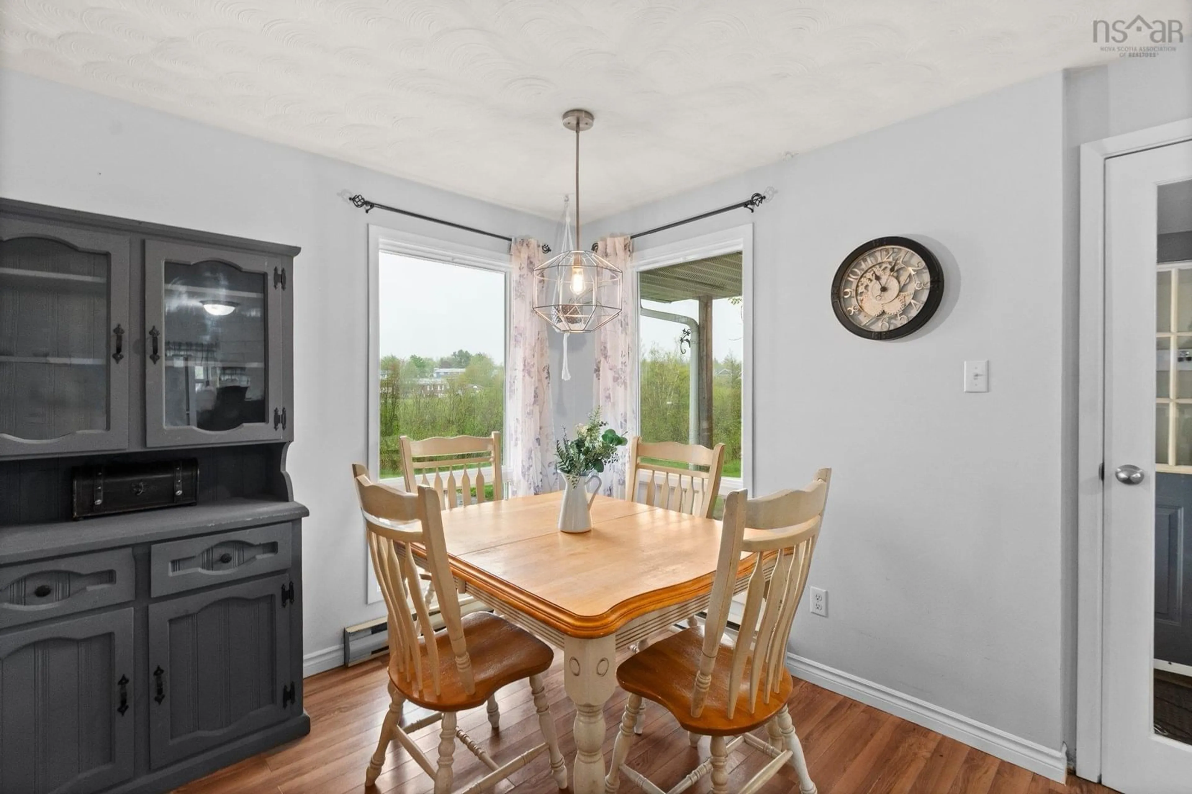 Dining room, wood/laminate floor for 29 Back Gate Rd, Dutch Settlement Nova Scotia B2S 2H4