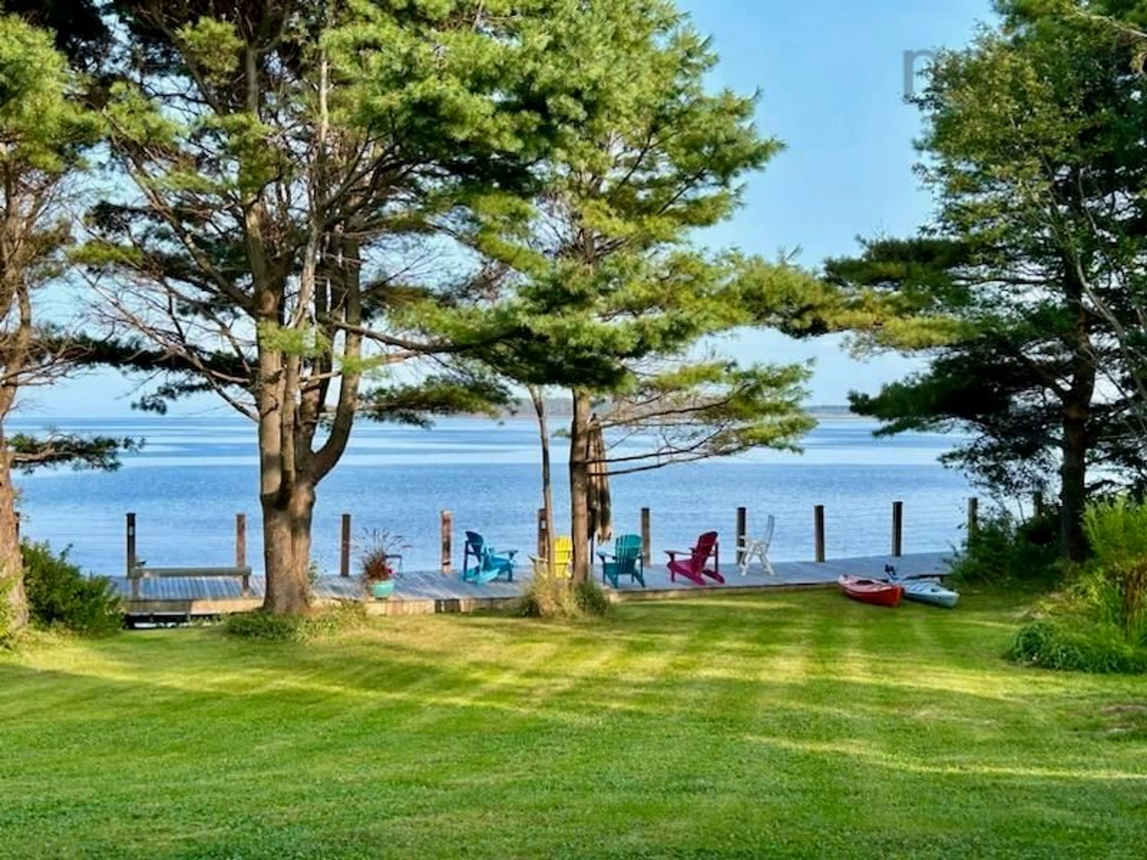 Patio, water/lake/river/ocean view for 2 Archibald's Lane, Caribou Island Nova Scotia B0K 1H0