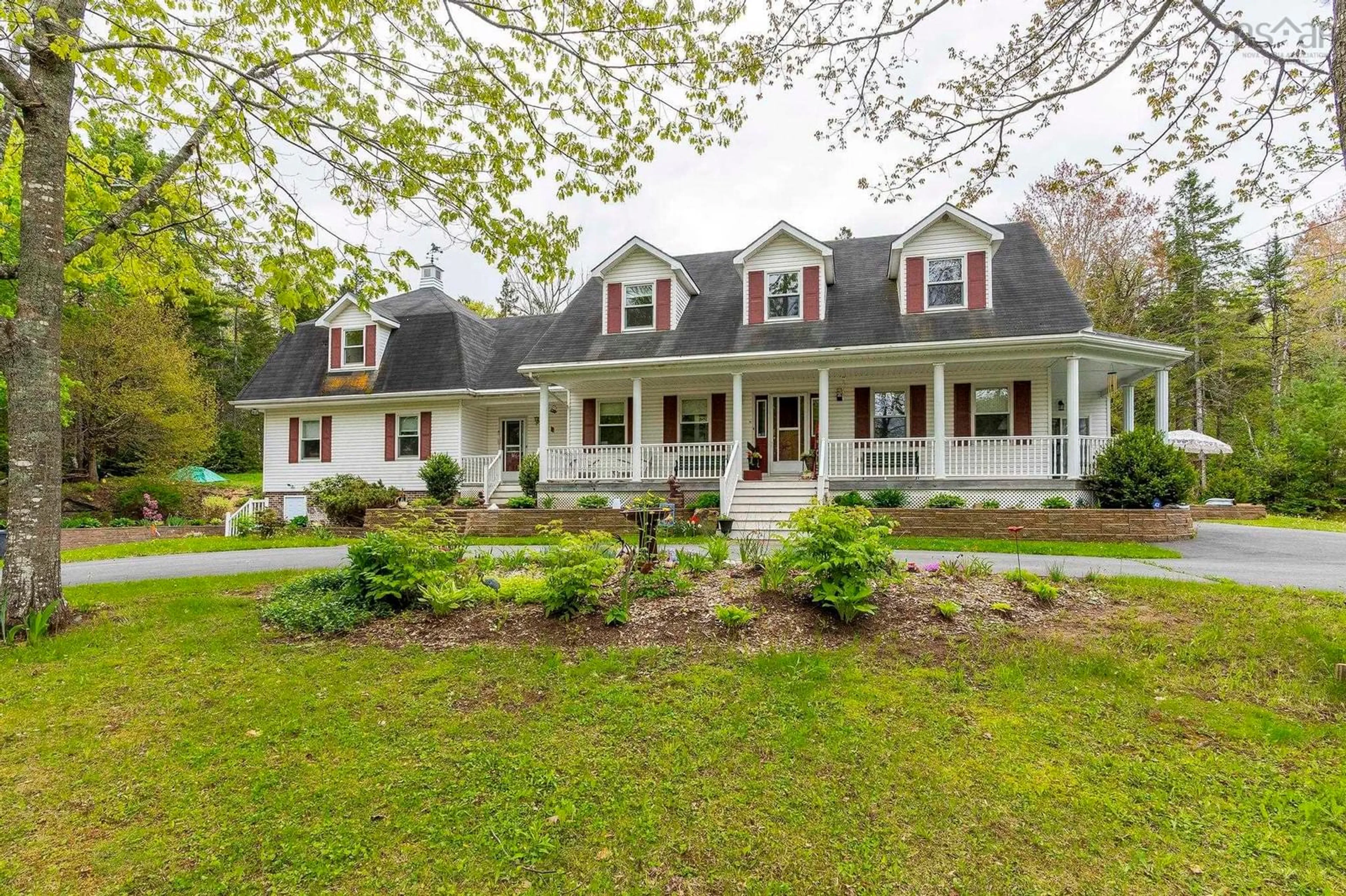 Home with vinyl exterior material, street for 1083 Bog Rd, Falmouth Nova Scotia B0P 1P0