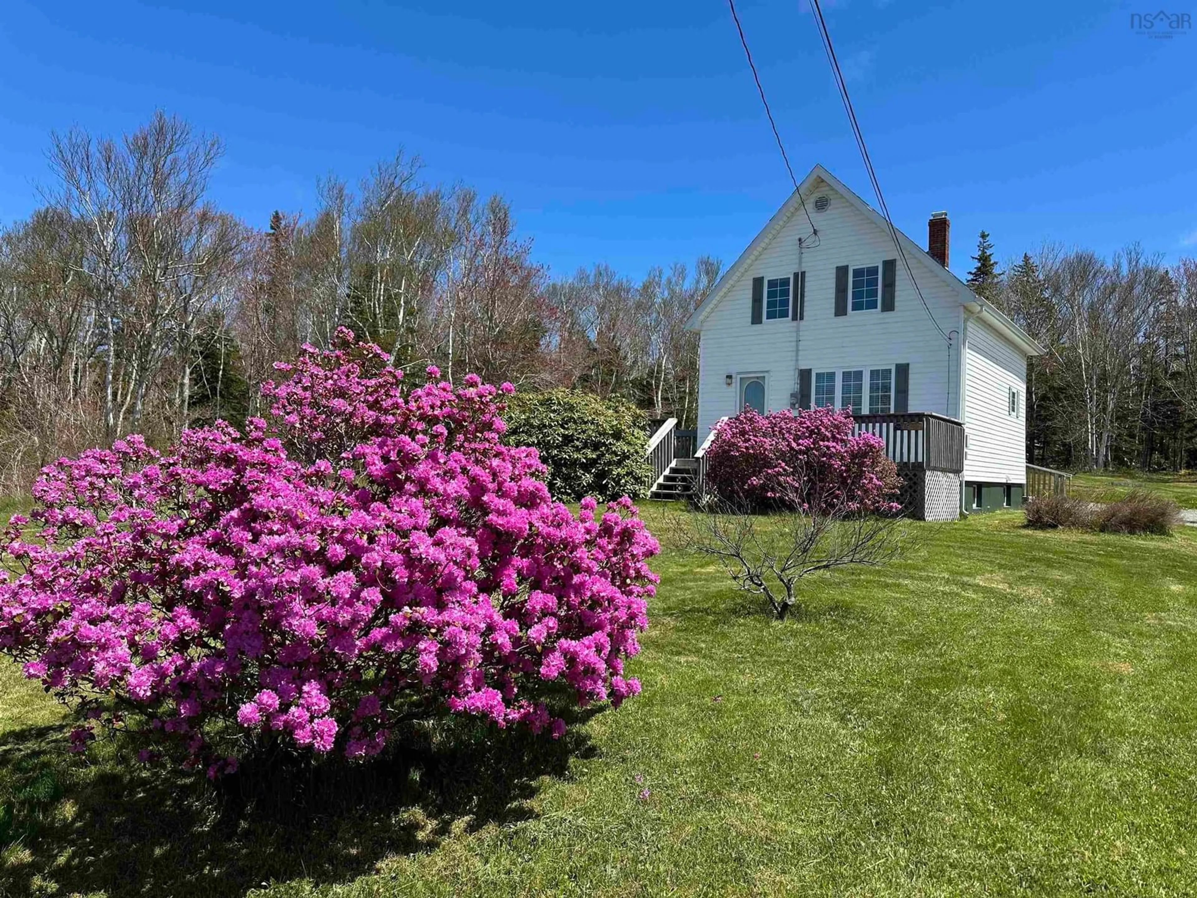 A pic from outside/outdoor area/front of a property/back of a property/a pic from drone, street for 1627 Morien Hwy, Port Caledonia Nova Scotia B1A 6V1