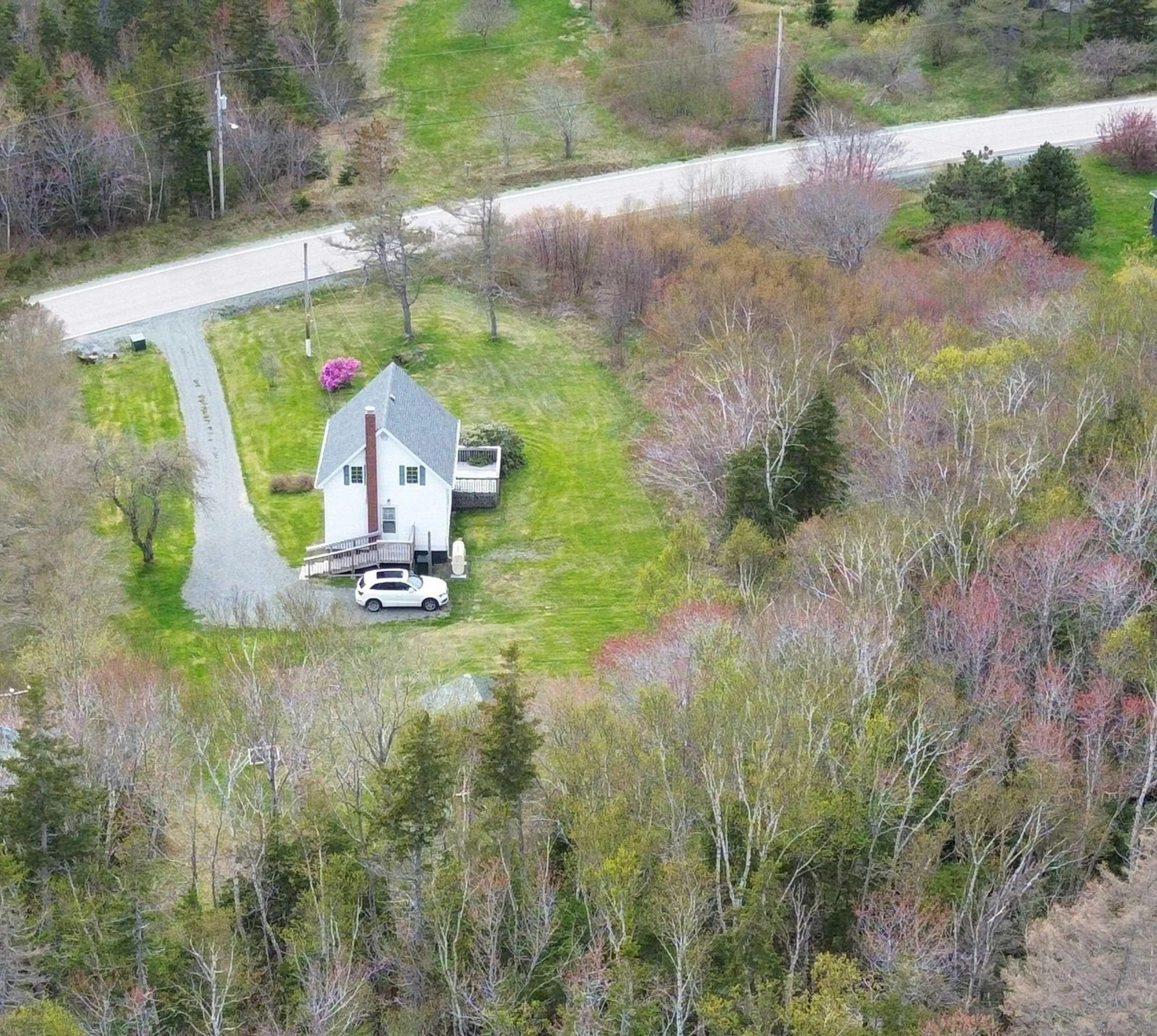 A pic from outside/outdoor area/front of a property/back of a property/a pic from drone, unknown for 1627 Morien Hwy, Port Caledonia Nova Scotia B1A 6V1
