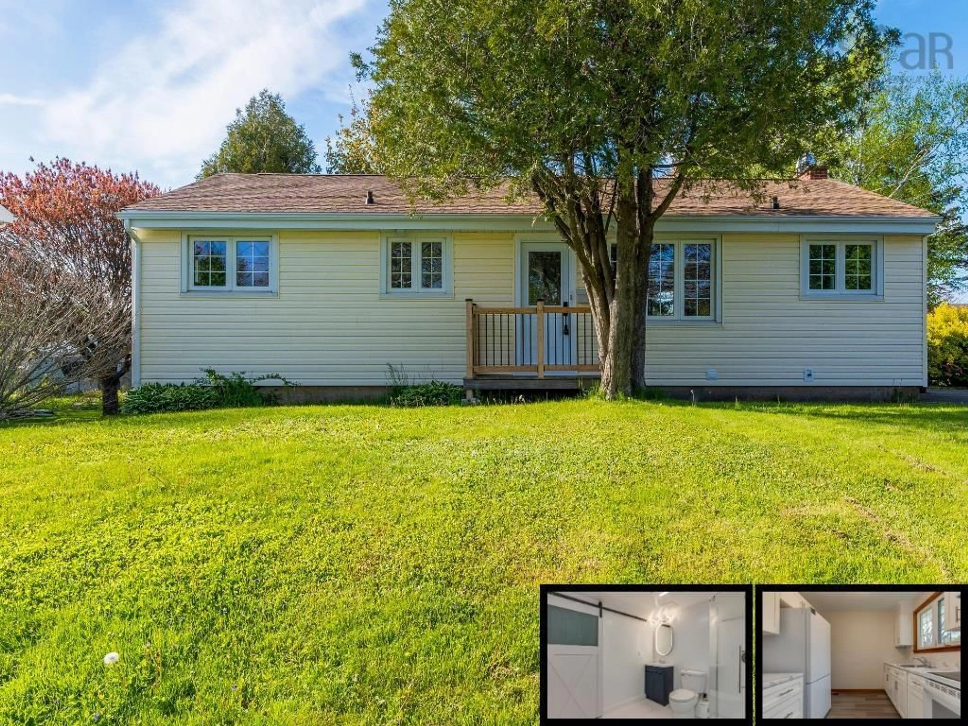 A pic from outside/outdoor area/front of a property/back of a property/a pic from drone, street for 52 Ellenvale Ave, Woodlawn Nova Scotia B2W 2W5