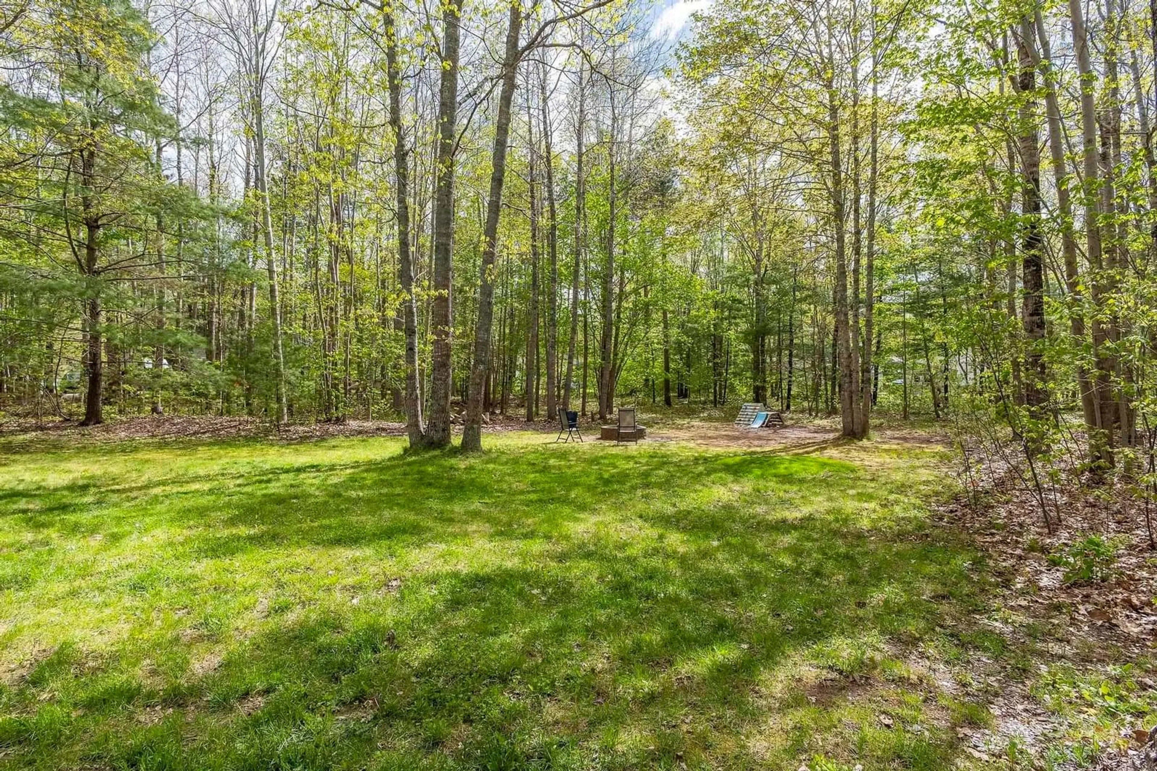 Patio, forest/trees view for 35 Poplar Dr, Meadowvale Nova Scotia B0P 1R0