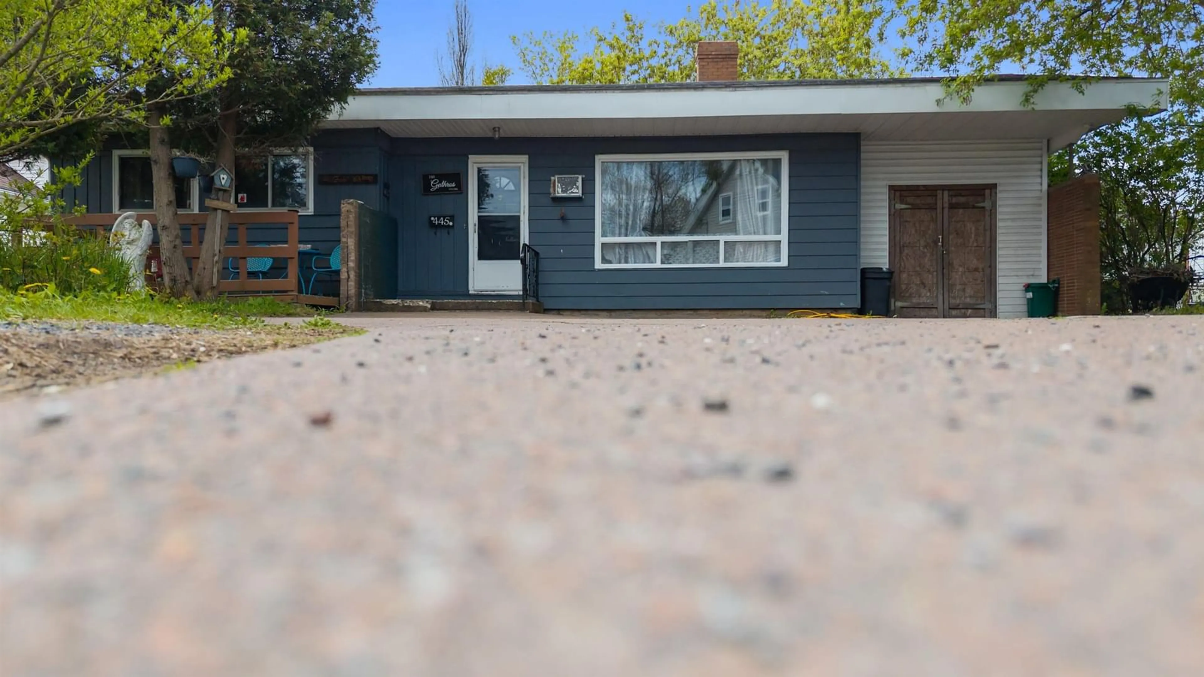 Home with vinyl exterior material, street for 445 East River Rd, New Glasgow Nova Scotia B2H 3R3
