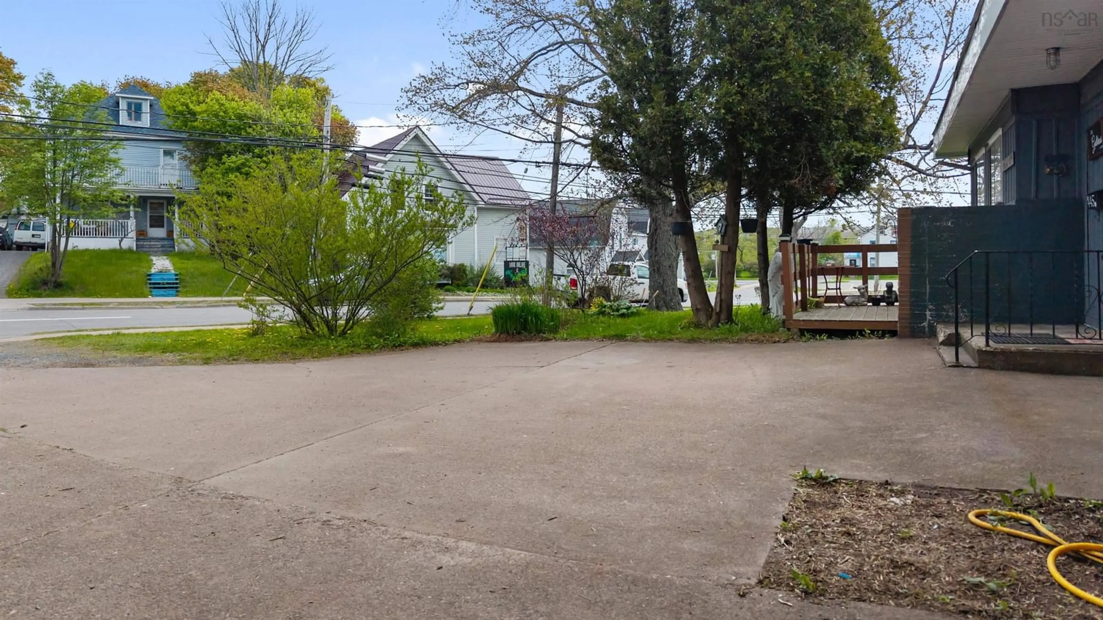 A pic from outside/outdoor area/front of a property/back of a property/a pic from drone, street for 445 East River Rd, New Glasgow Nova Scotia B2H 3R3