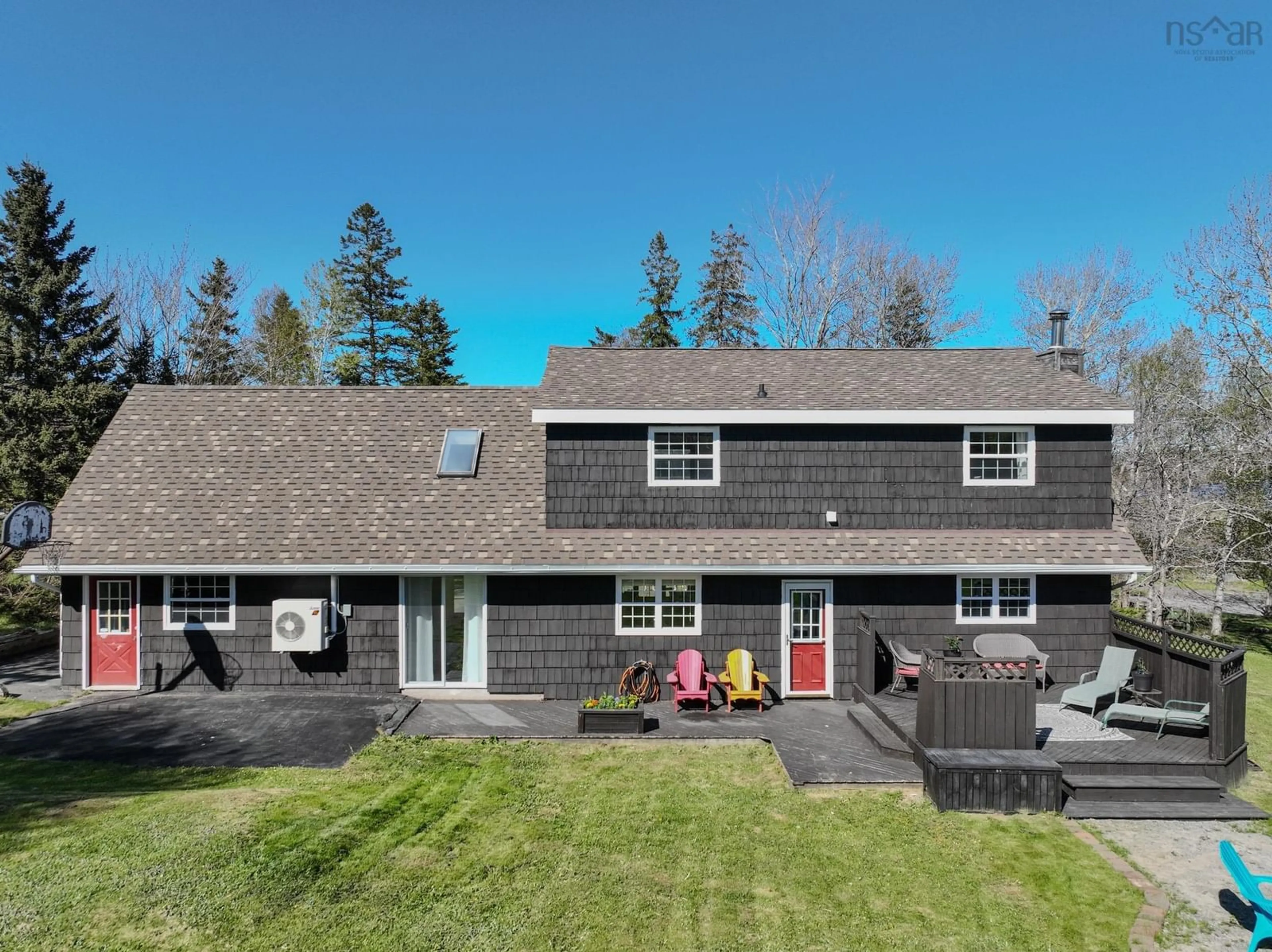 A pic from outside/outdoor area/front of a property/back of a property/a pic from drone, unknown for 311 Johnson Rd, Georges River Nova Scotia B1Y 3C1