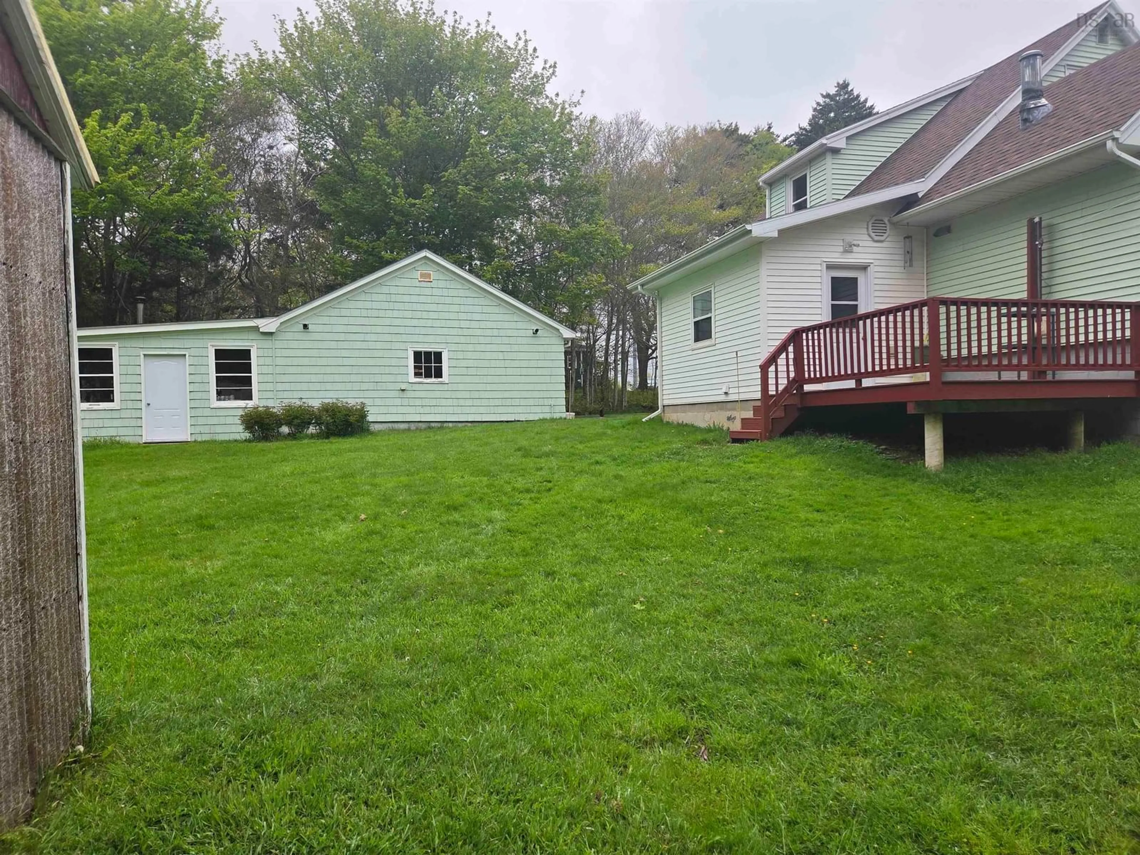 A pic from outside/outdoor area/front of a property/back of a property/a pic from drone, street for 9997 Highway 1, Marshalltown Nova Scotia B0V 1A0
