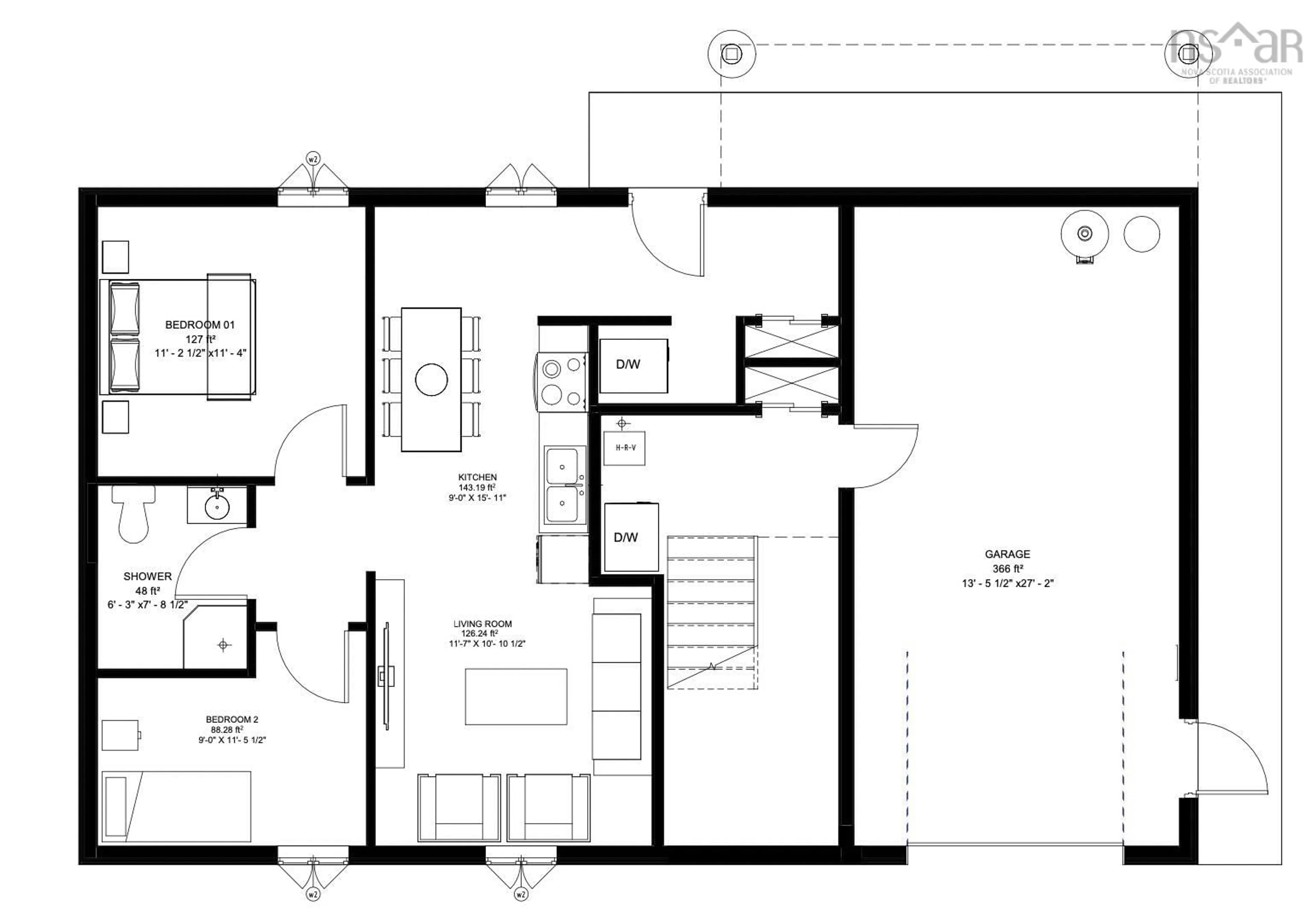 Floor plan for 155 Rocky Ridge Rd, Truro Heights Nova Scotia B6L 1S6