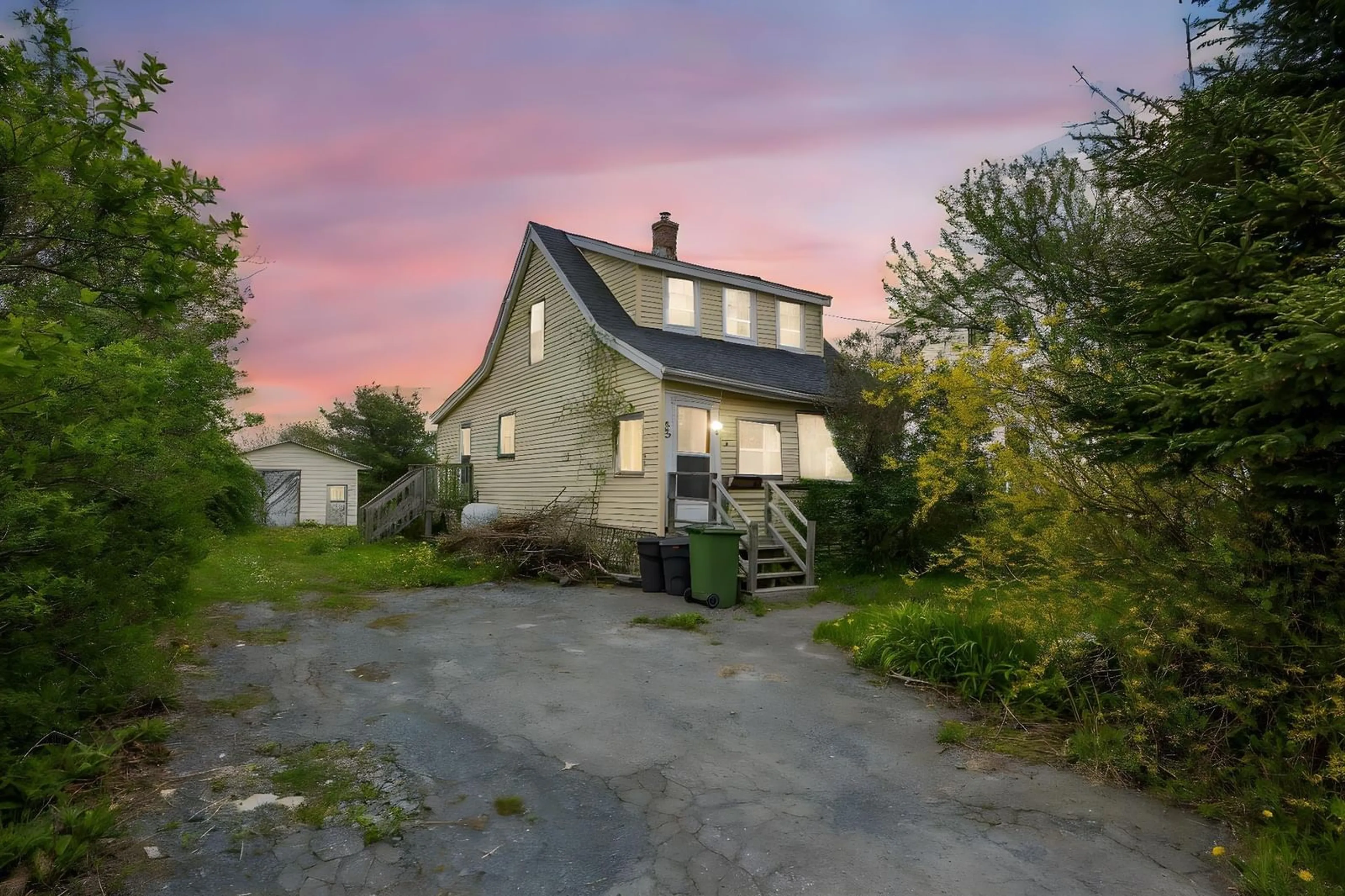 A pic from outside/outdoor area/front of a property/back of a property/a pic from drone, street for 23 Lyon St, Woodside Nova Scotia B2W 1C8