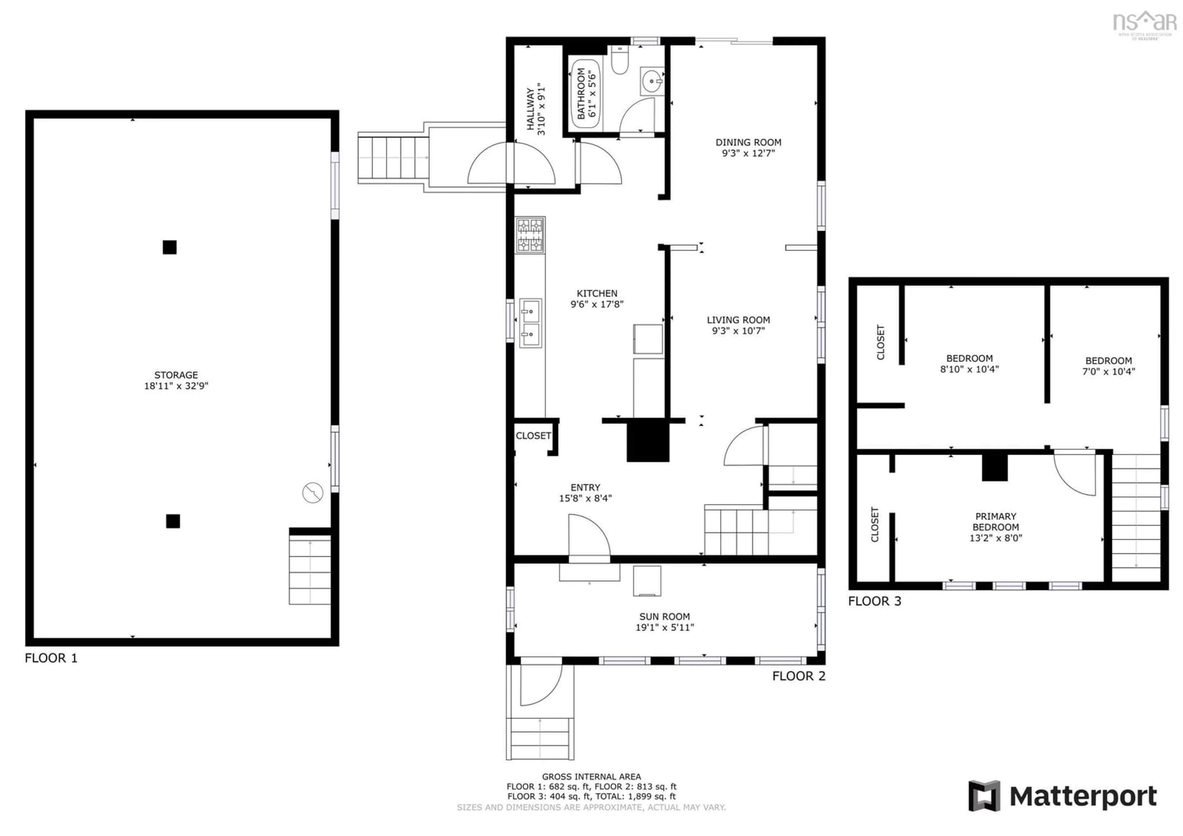 Floor plan for 23 Lyon St, Woodside Nova Scotia B2W 1C8