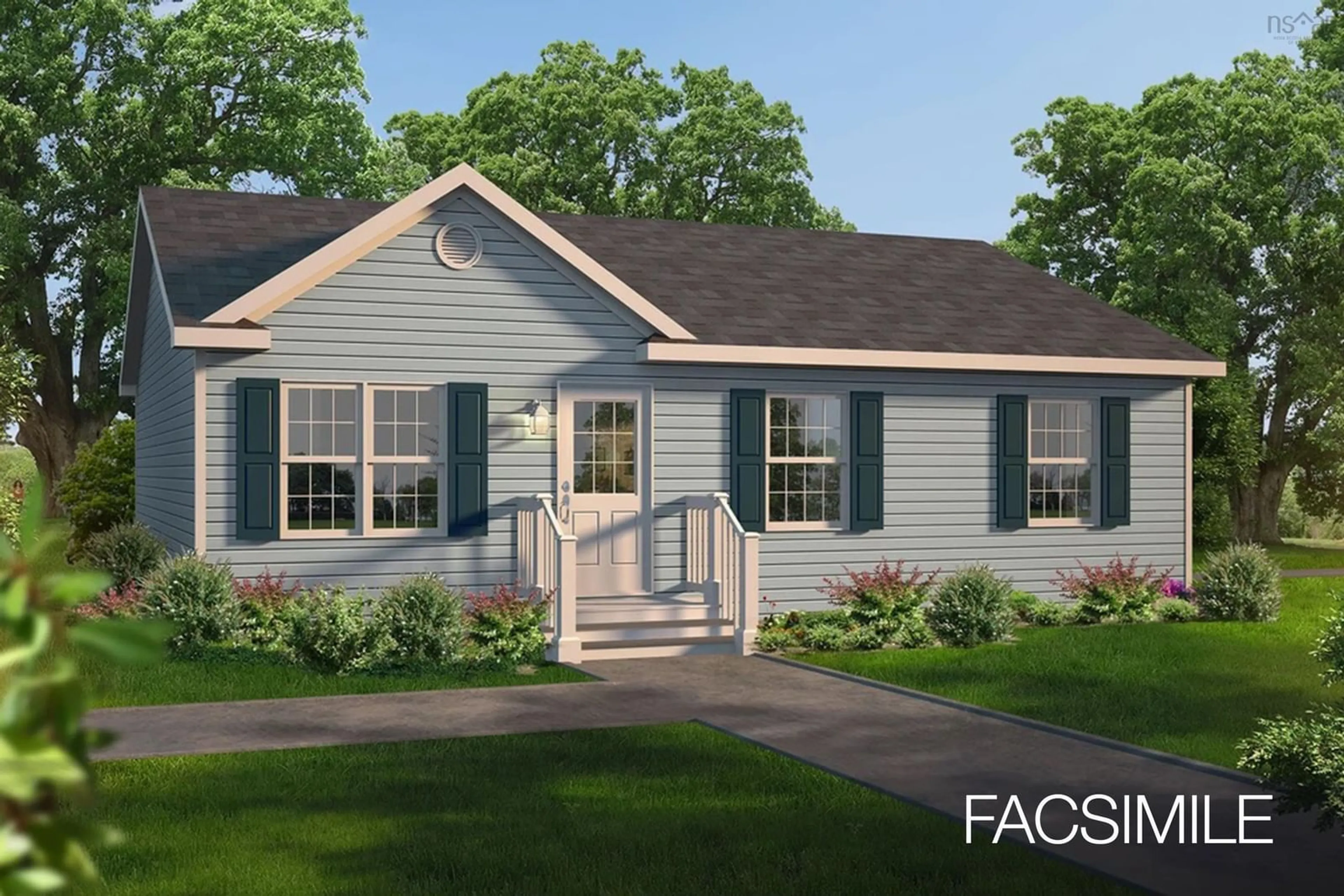 Home with vinyl exterior material, street for 43 Russell St, Amherst Nova Scotia B4H 2S5