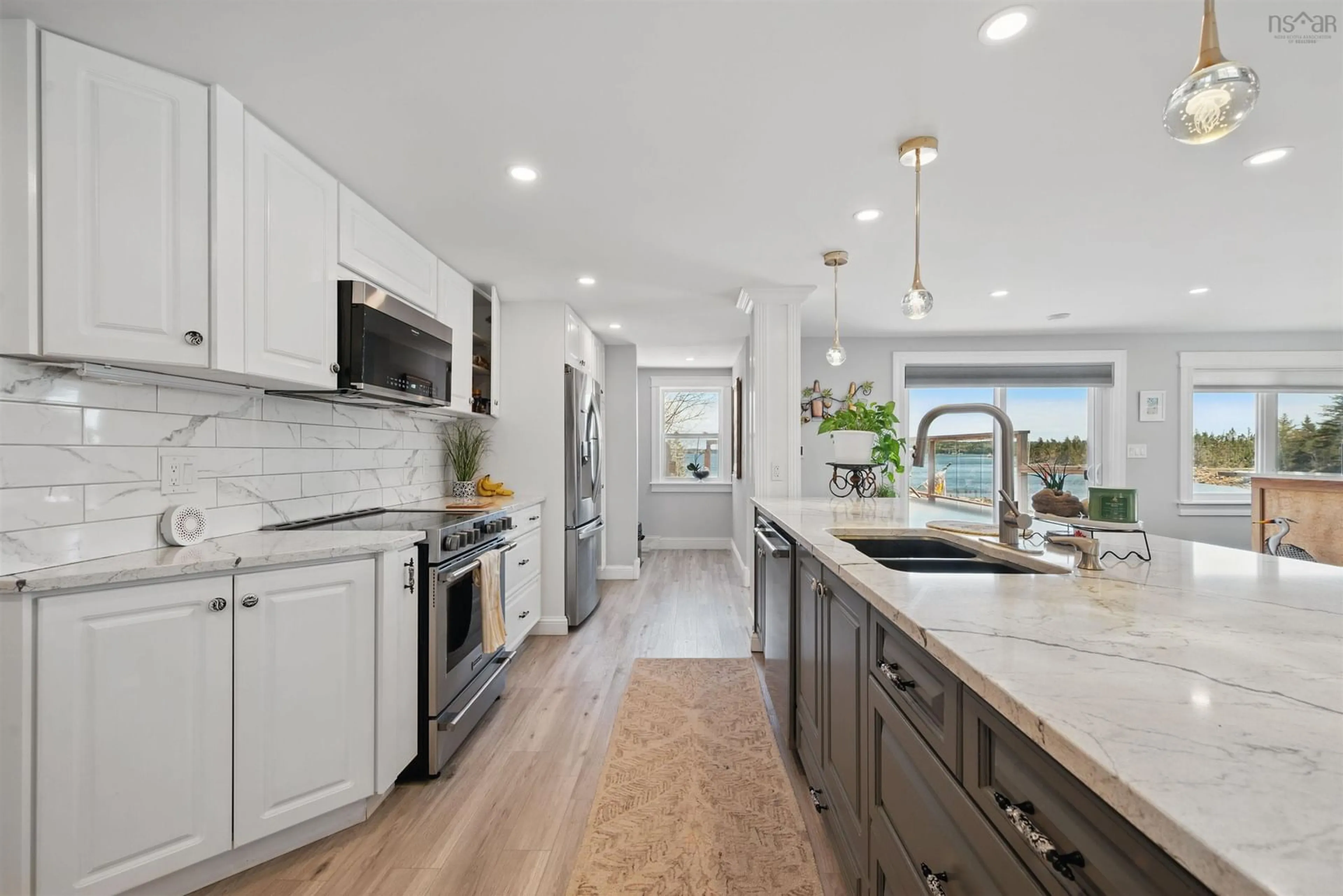 Open concept kitchen, ceramic/tile floor for 1303 West Jeddore Rd, Head Of Jeddore Nova Scotia B0J 1P0