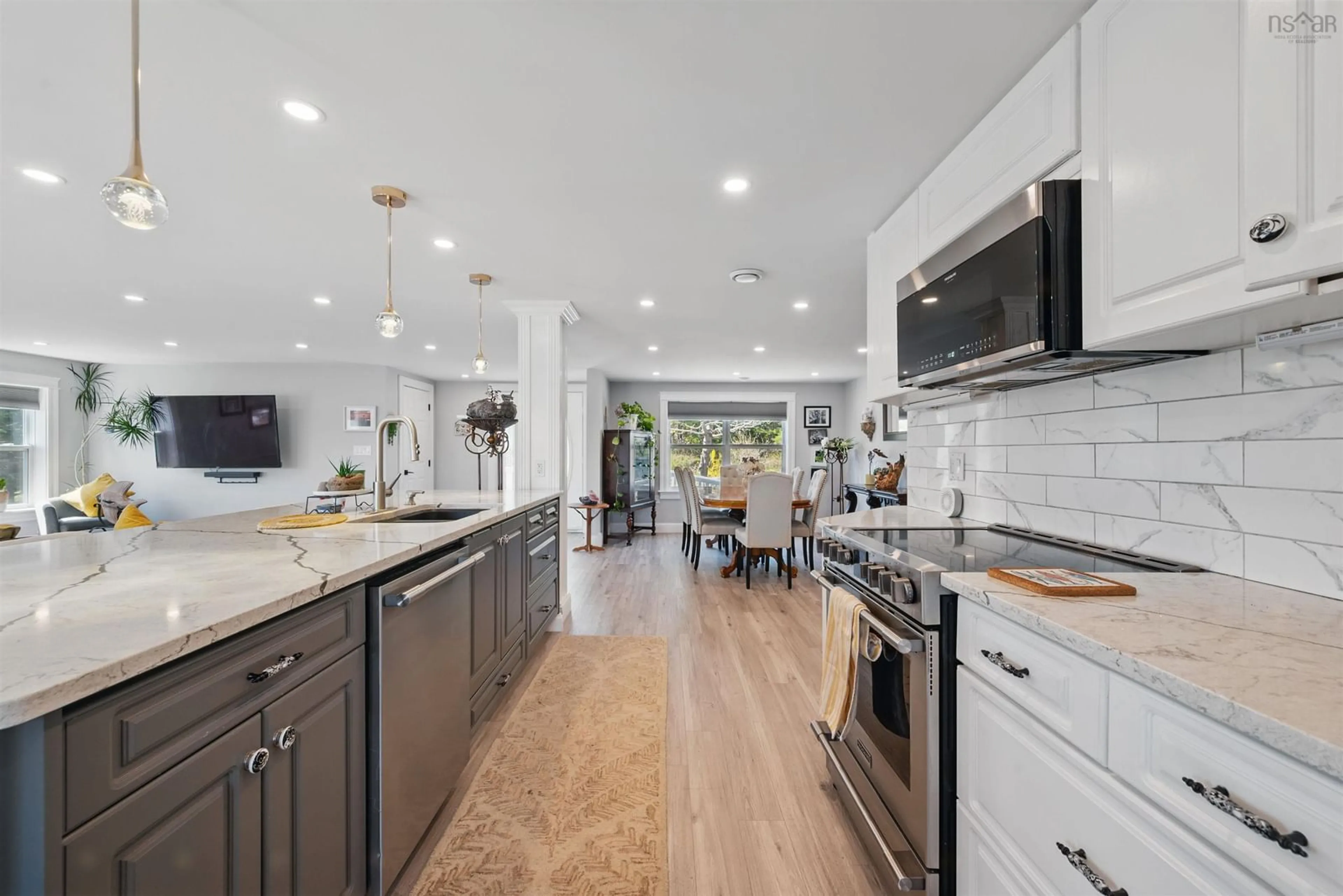 Open concept kitchen, ceramic/tile floor for 1303 West Jeddore Rd, Head Of Jeddore Nova Scotia B0J 1P0
