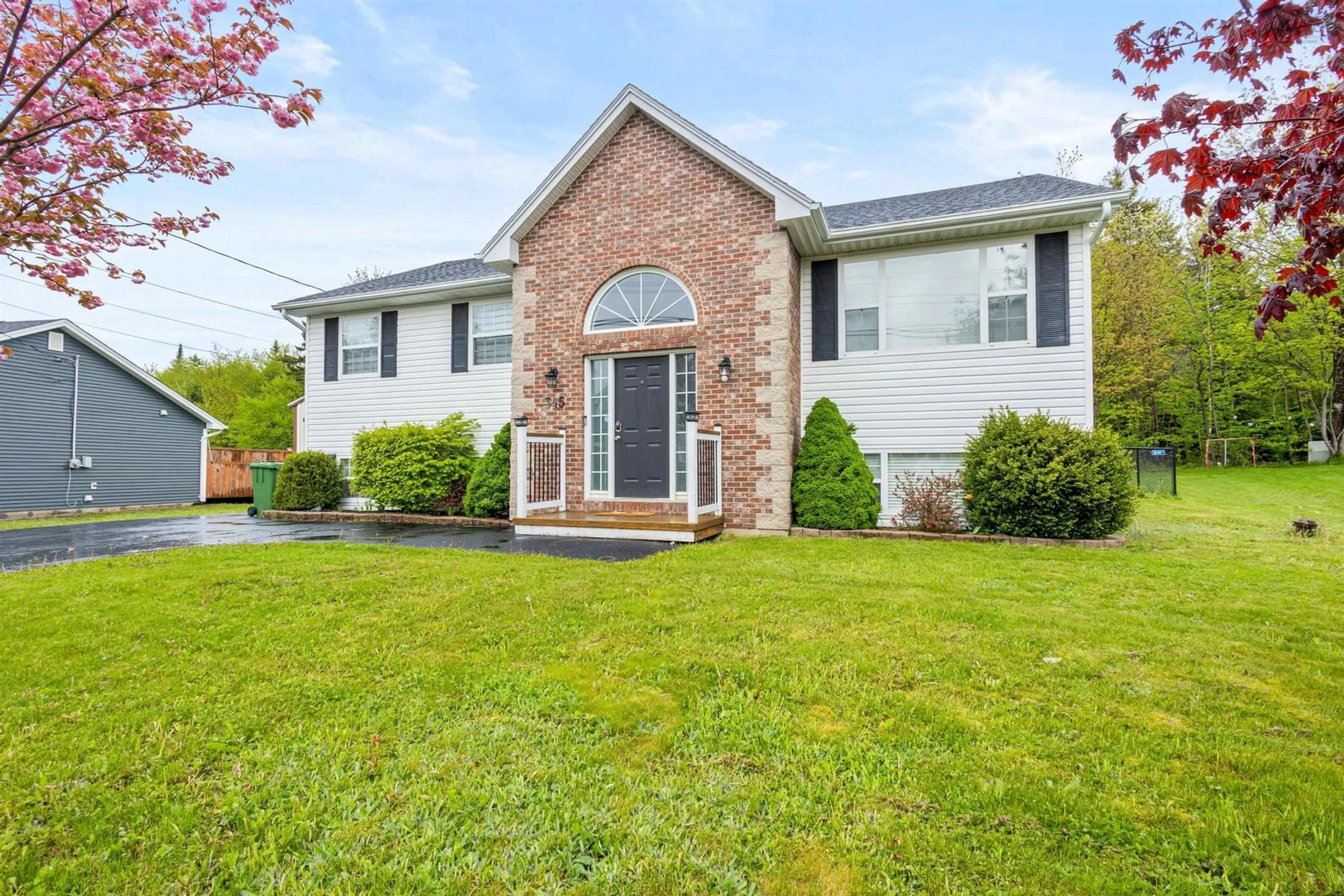 Home with brick exterior material, street for 345 Springfield Lake Rd, Middle Sackville Nova Scotia B4E 3K1