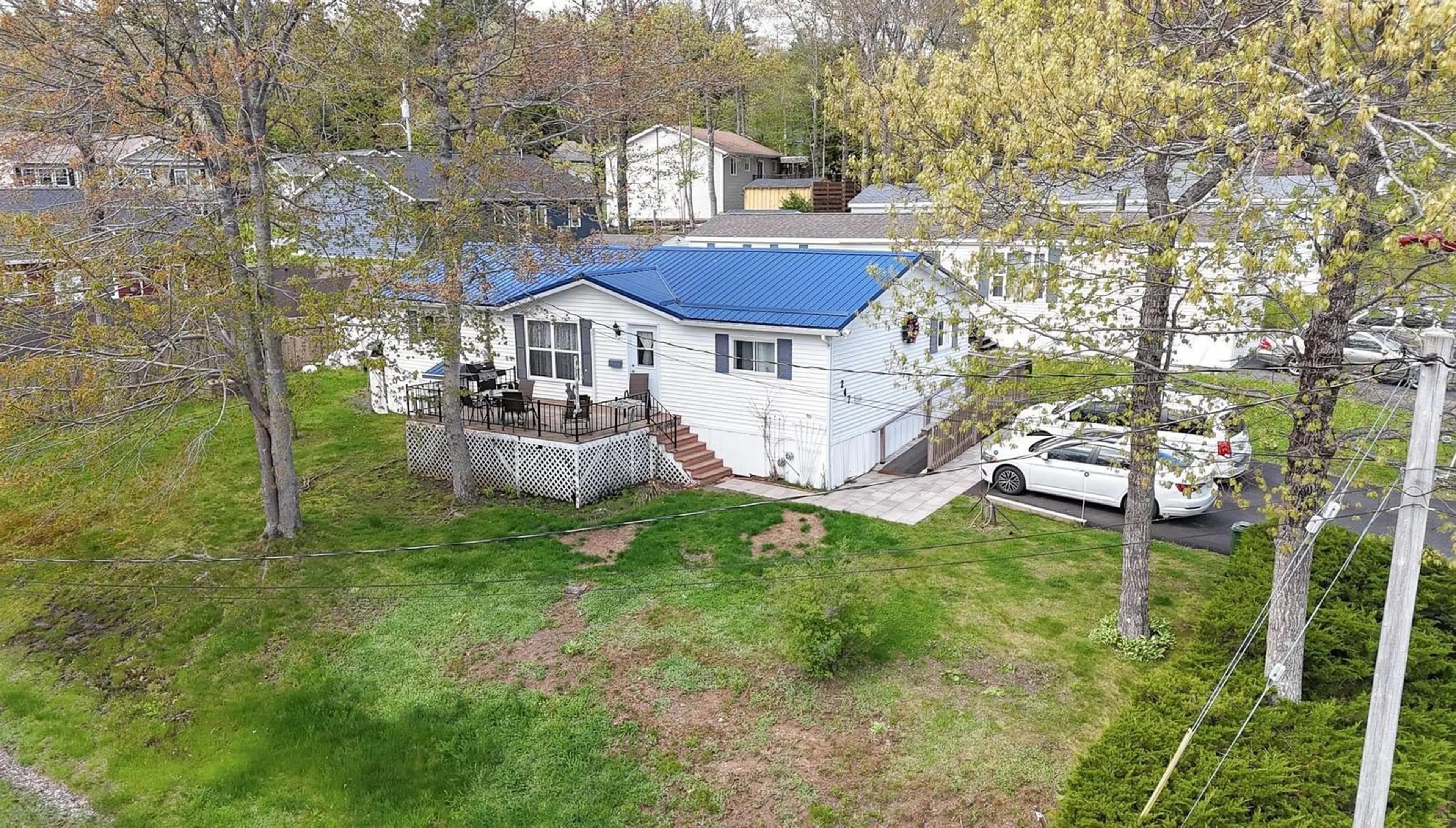 A pic from outside/outdoor area/front of a property/back of a property/a pic from drone, unknown for 247 Seasons Dr, Bridgewater Nova Scotia B4V 3W1