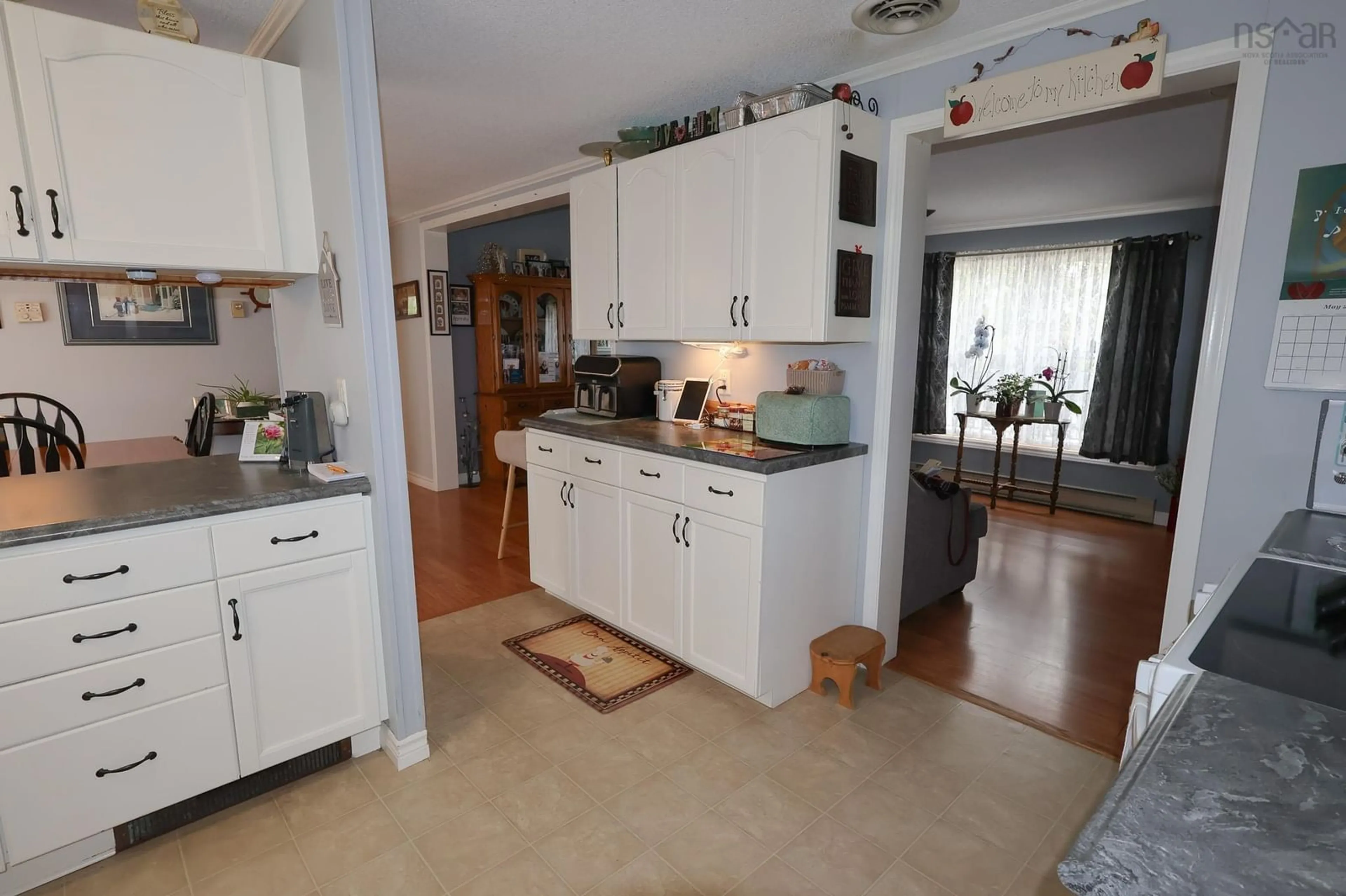 Open concept kitchen, ceramic/tile floor for 247 Seasons Dr, Bridgewater Nova Scotia B4V 3W1