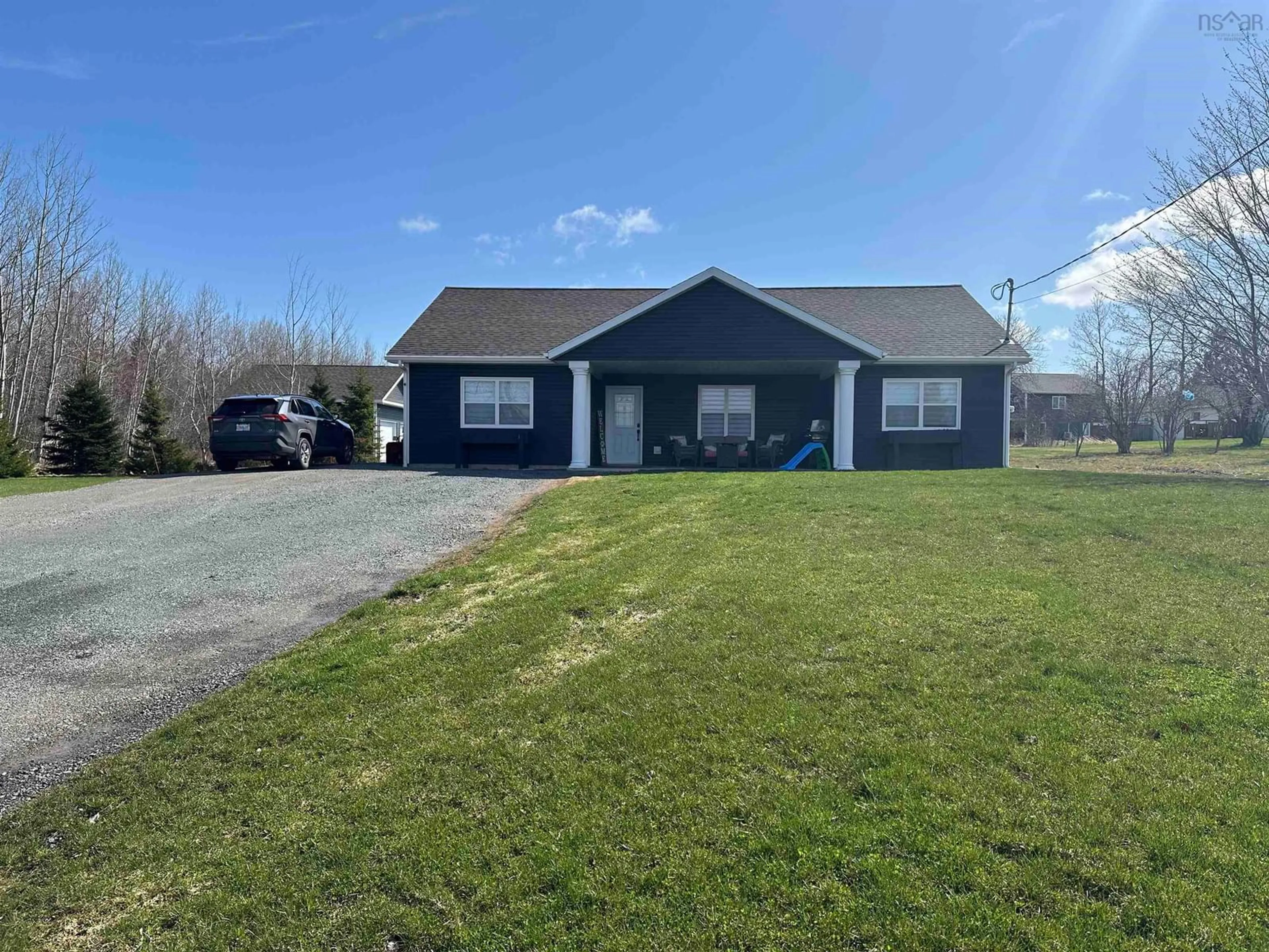 A pic from outside/outdoor area/front of a property/back of a property/a pic from drone, unknown for 2161 Spring Garden Rd, Westville Nova Scotia B0K 2A0