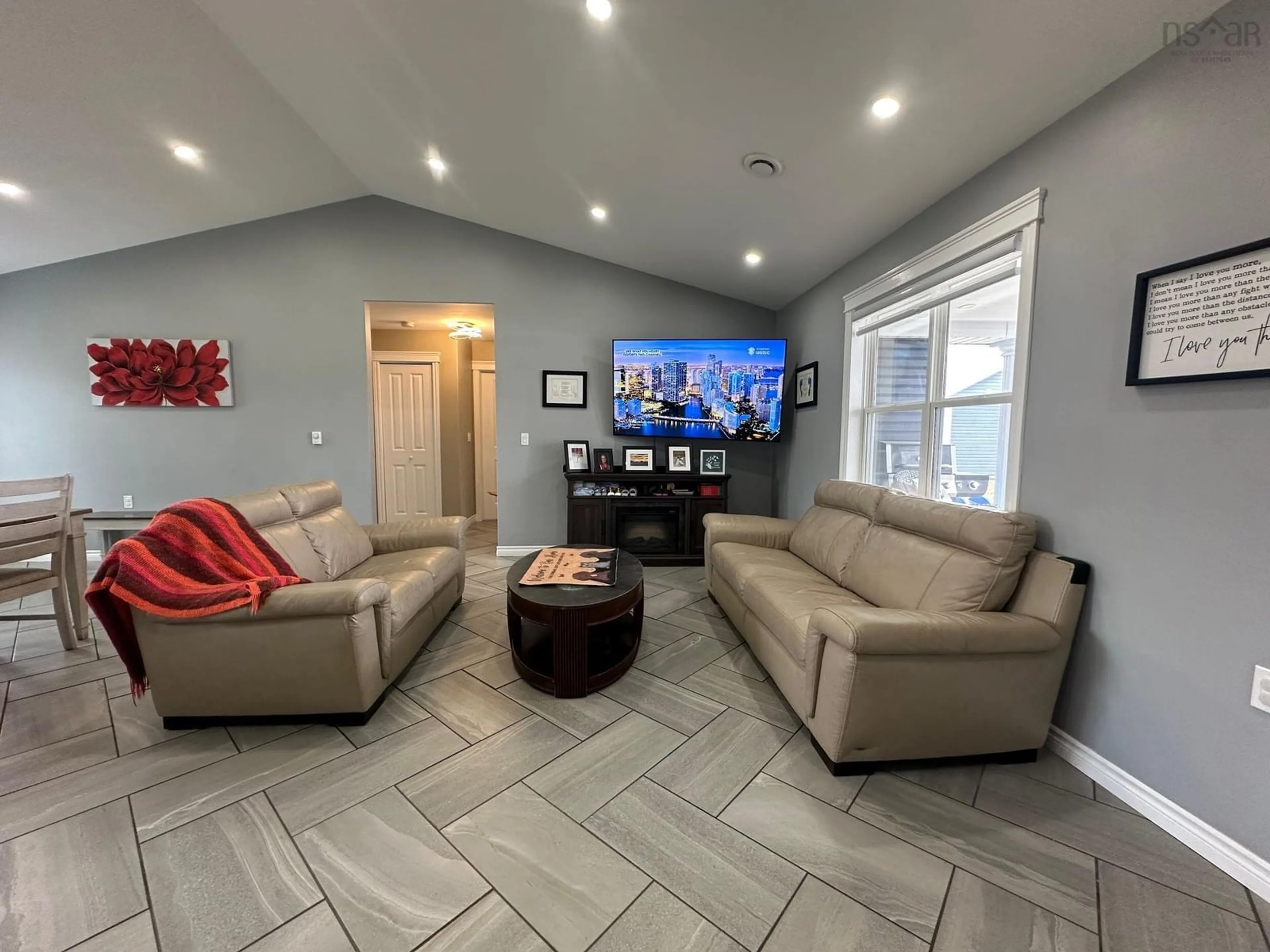 Living room with furniture, unknown for 2161 Spring Garden Rd, Westville Nova Scotia B0K 2A0