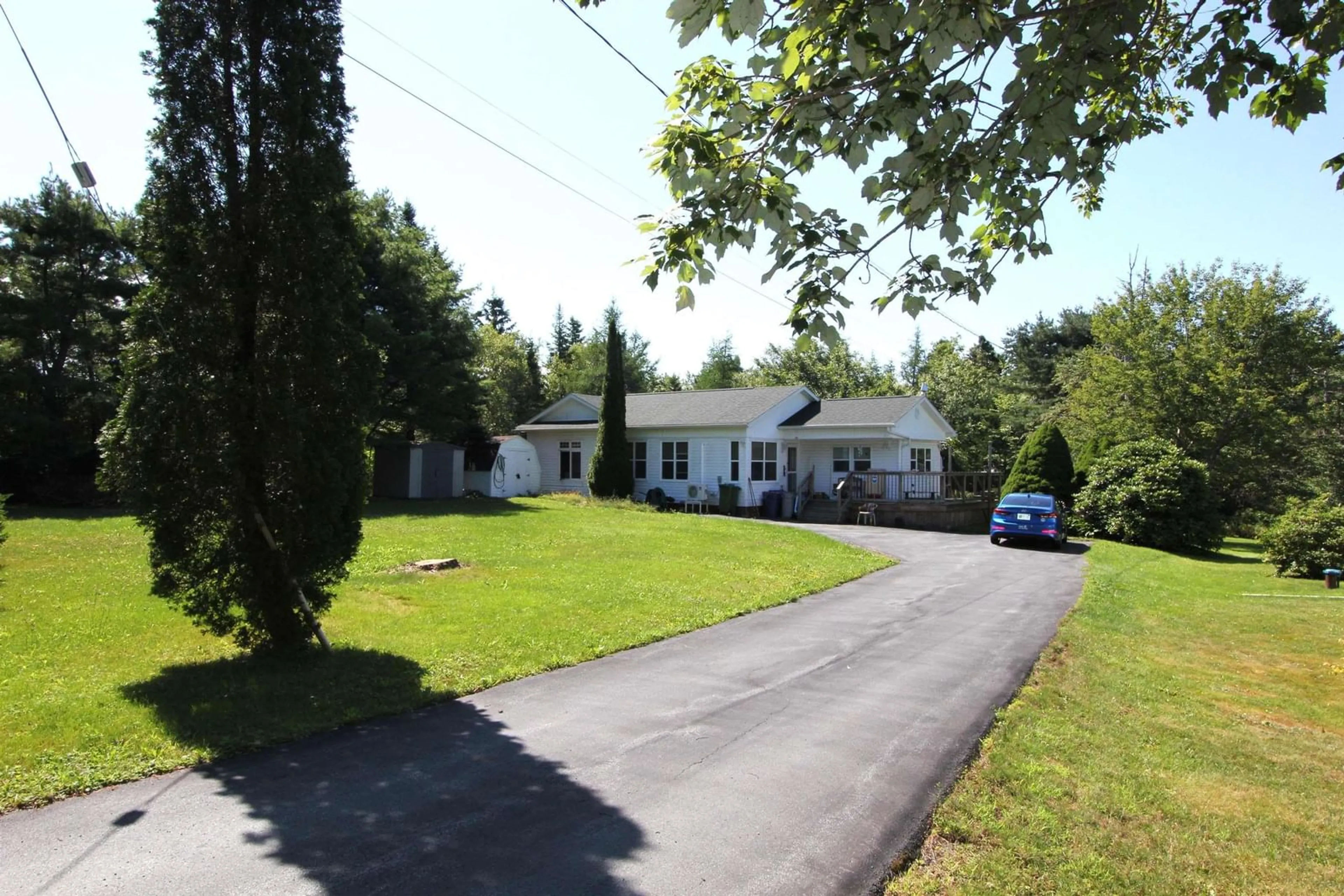 A pic from outside/outdoor area/front of a property/back of a property/a pic from drone, street for 155 Bambrick Rd, Middle Sackville Nova Scotia B4E 0J4
