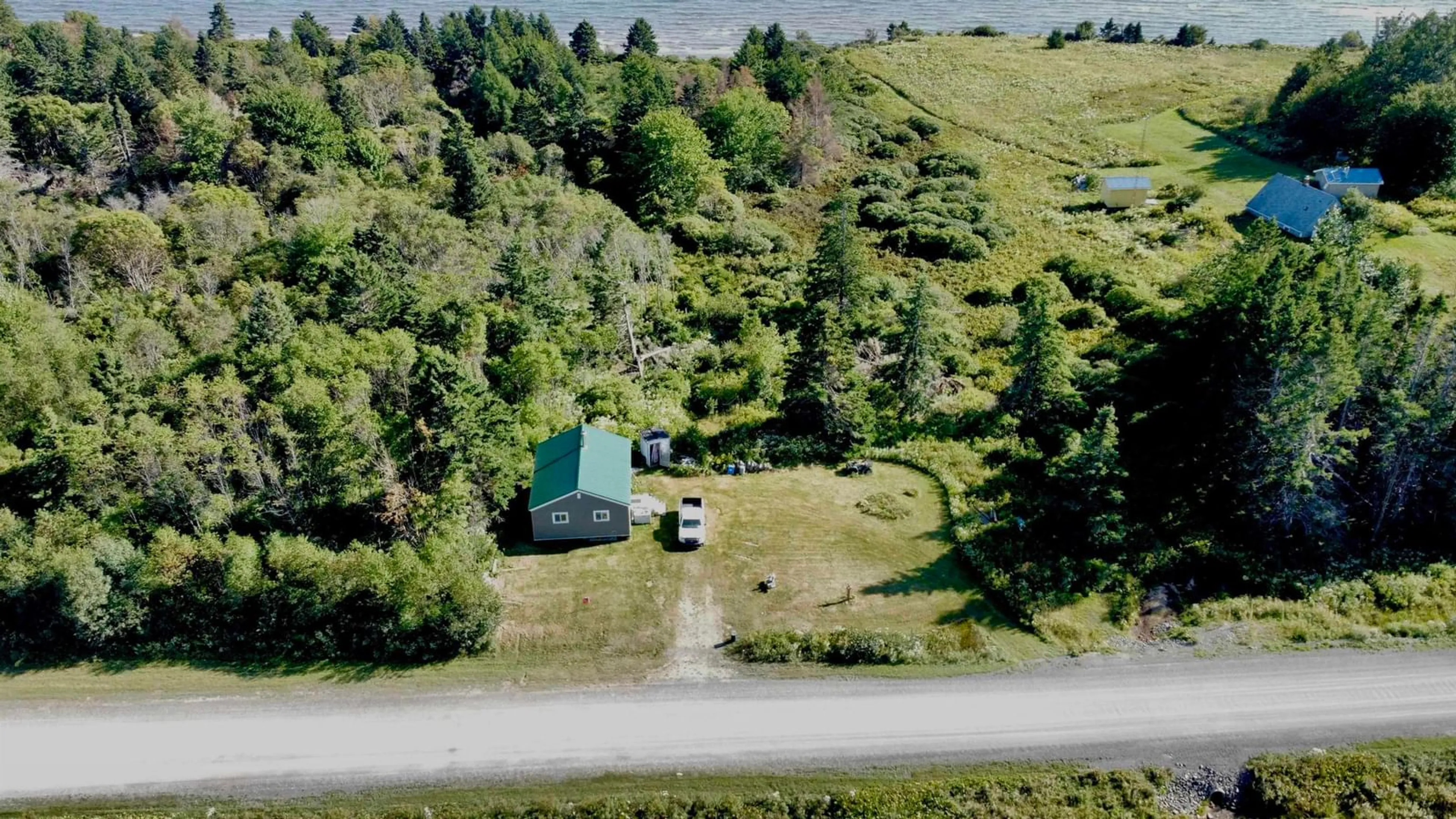 A pic from outside/outdoor area/front of a property/back of a property/a pic from drone, unknown for 510 Pictou Island Rd, Pictou Island Nova Scotia B0K 1J0
