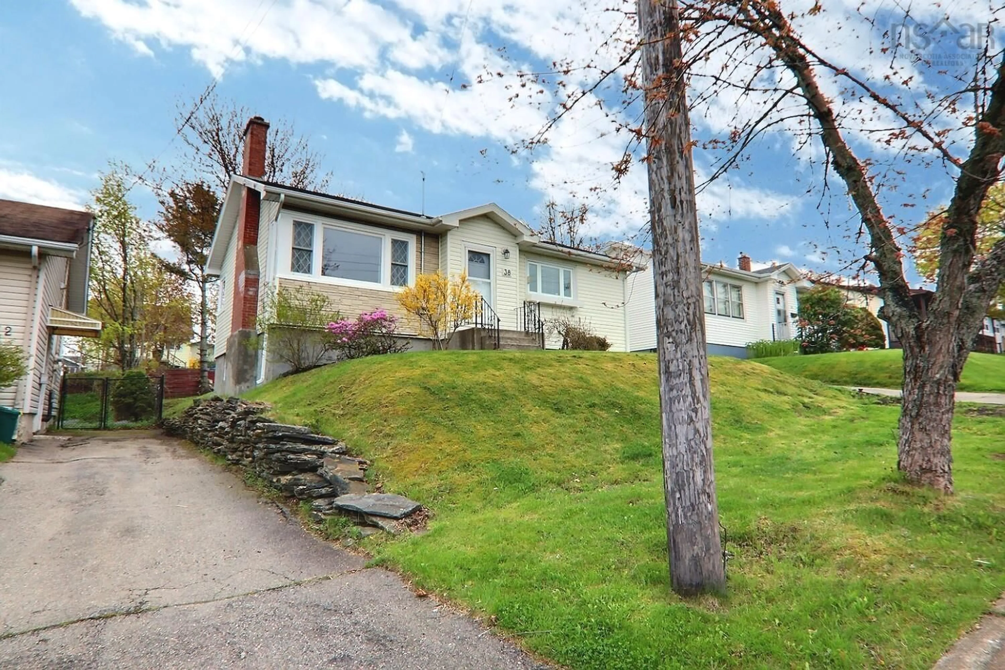 A pic from outside/outdoor area/front of a property/back of a property/a pic from drone, street for 38 Grove Street, Sydney Nova Scotia B1P 3M8