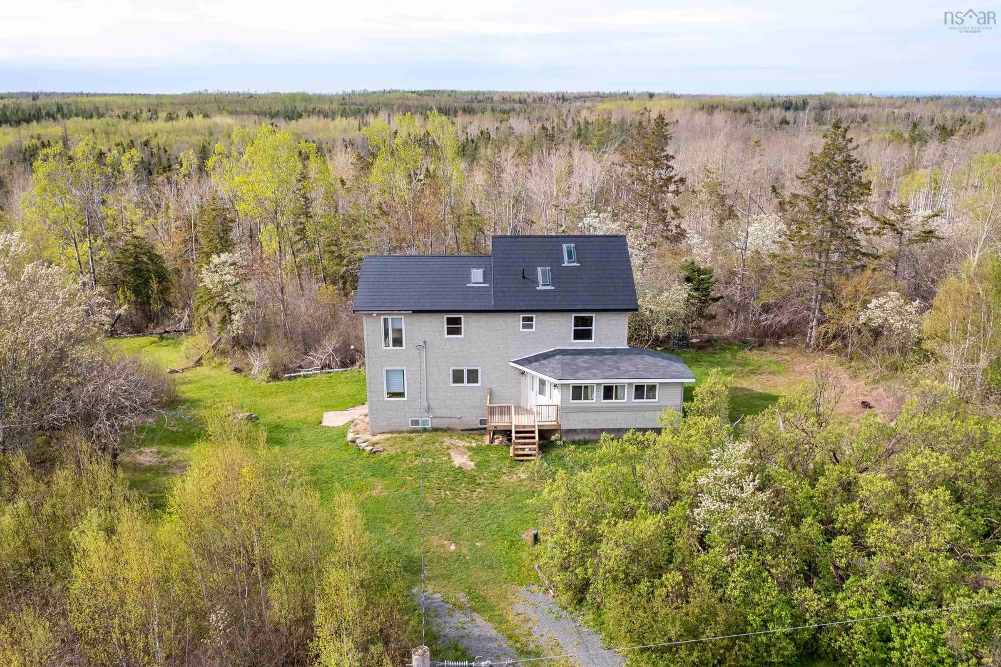 A pic from outside/outdoor area/front of a property/back of a property/a pic from drone, unknown for 217 Mcauley Rd, Hedgeville Nova Scotia B0K 1N0