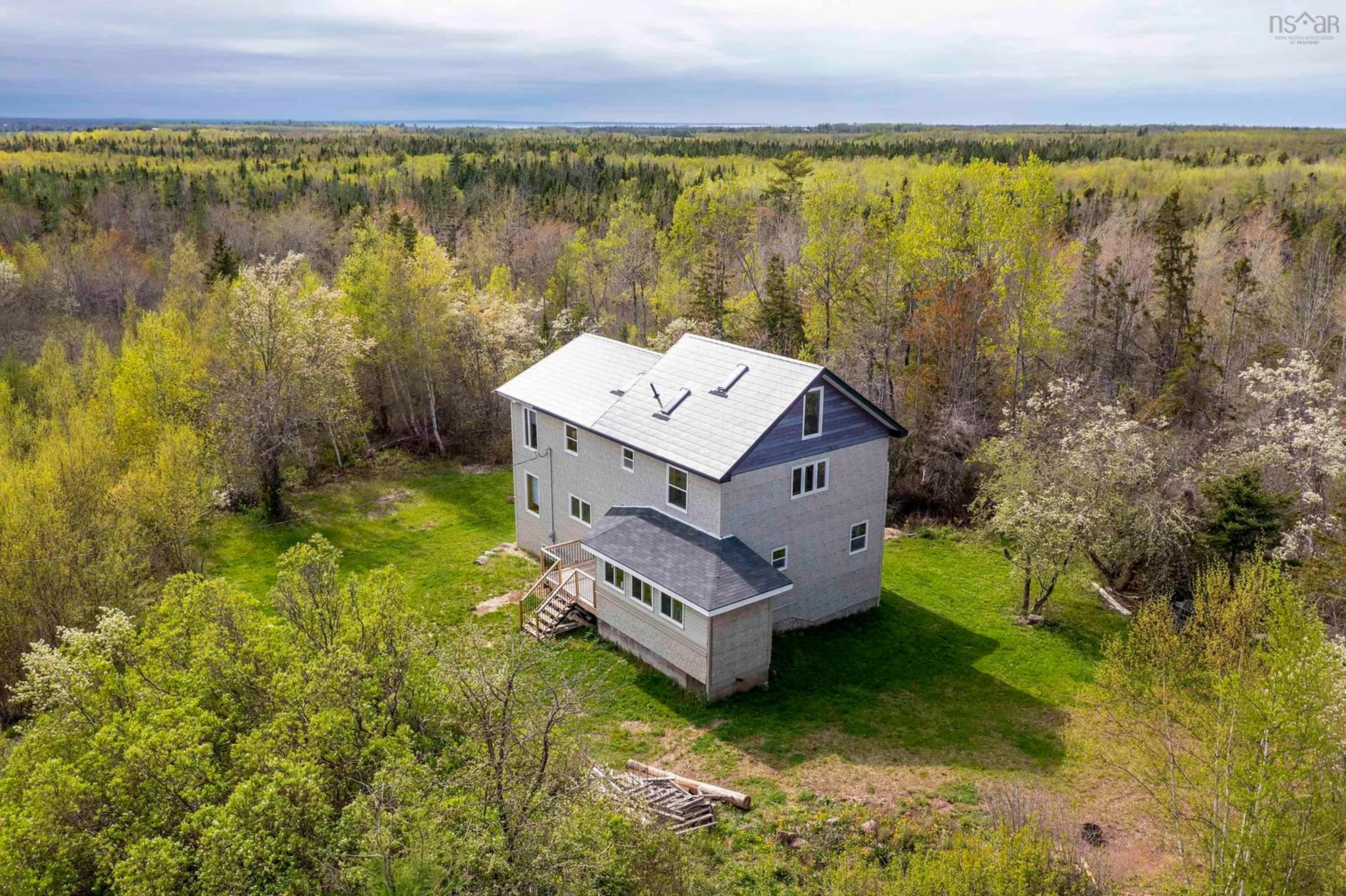 A pic from outside/outdoor area/front of a property/back of a property/a pic from drone, building for 217 Mcauley Rd, Hedgeville Nova Scotia B0K 1N0
