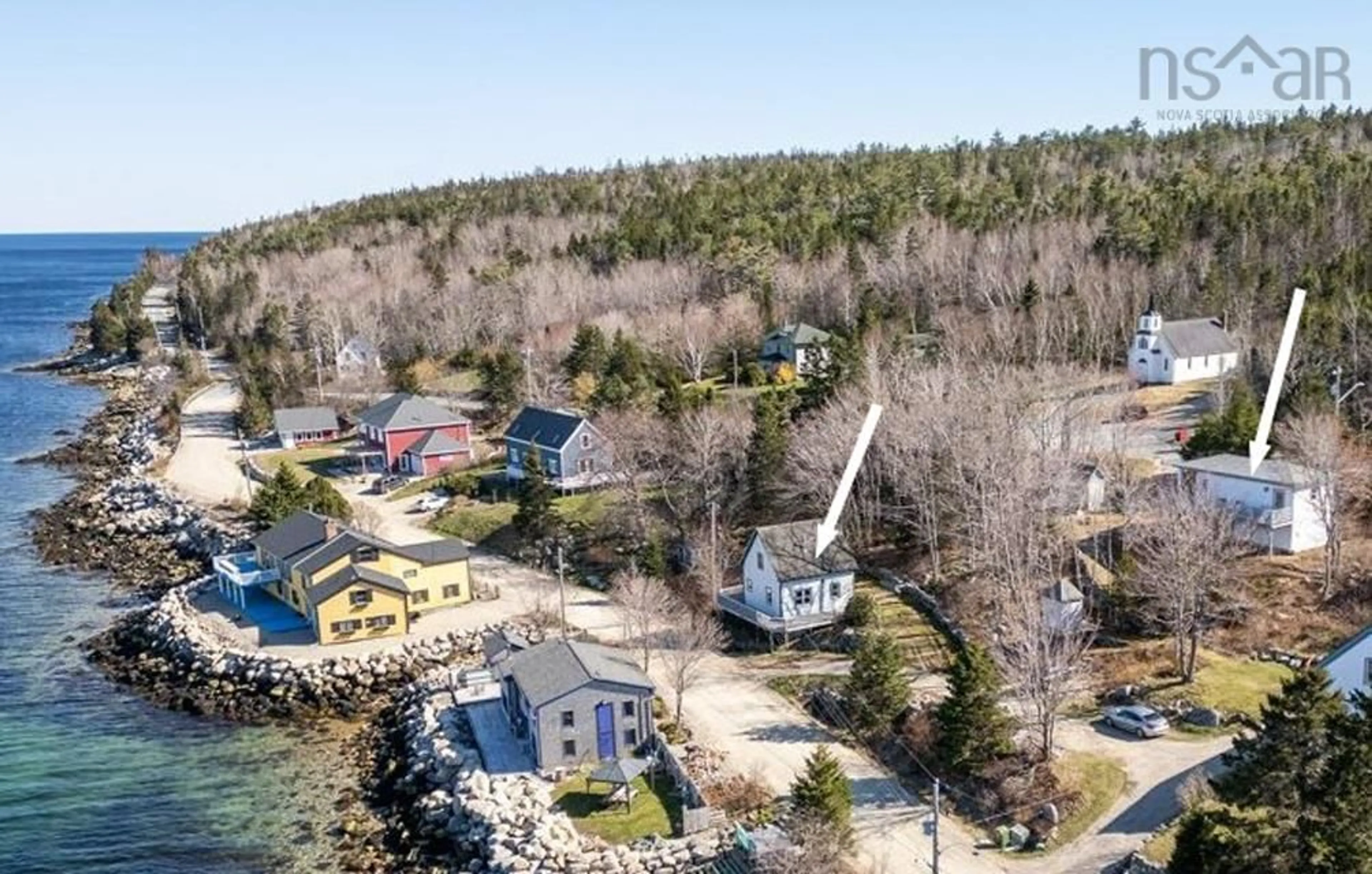 A pic from outside/outdoor area/front of a property/back of a property/a pic from drone, unknown for 490 Mill Cove Shore Rd, Birchy Head Nova Scotia B0J 1T0