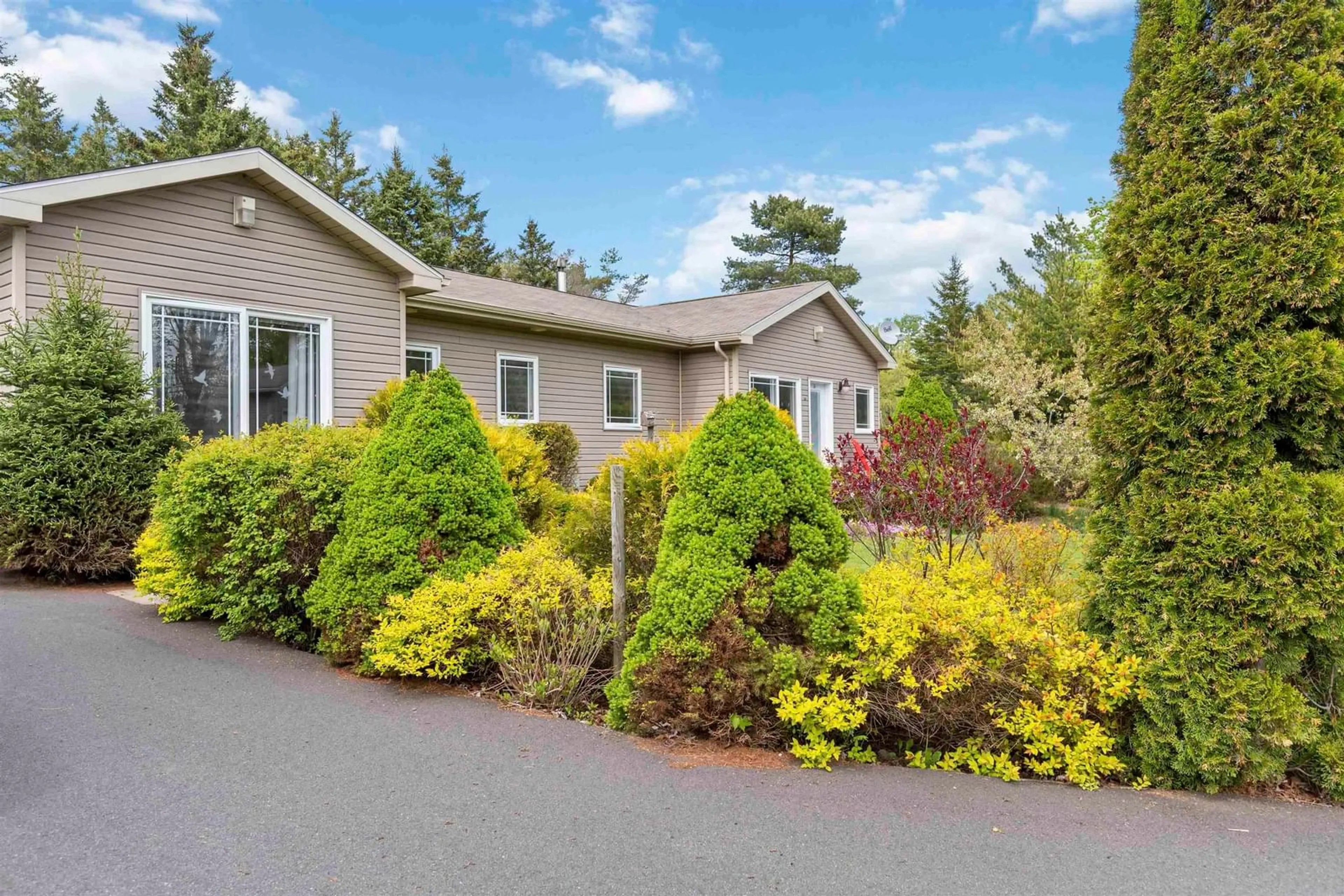 Home with vinyl exterior material, street for 3697 Black Rock Rd, Whites Corner Nova Scotia B0P 1V0