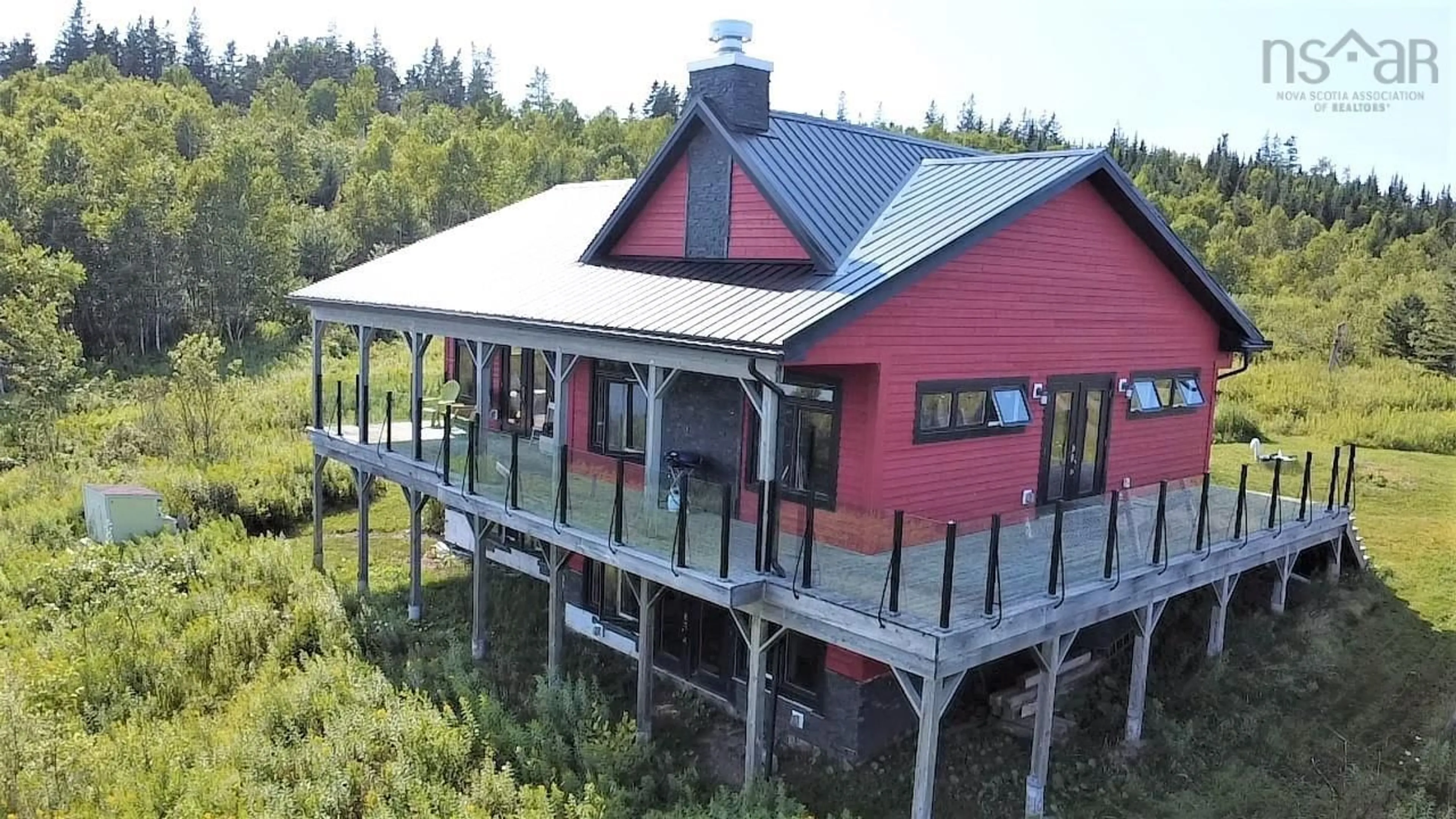 A pic from outside/outdoor area/front of a property/back of a property/a pic from drone, building for 2403 Two Island Rd, Two Islands Nova Scotia B0M 1S0