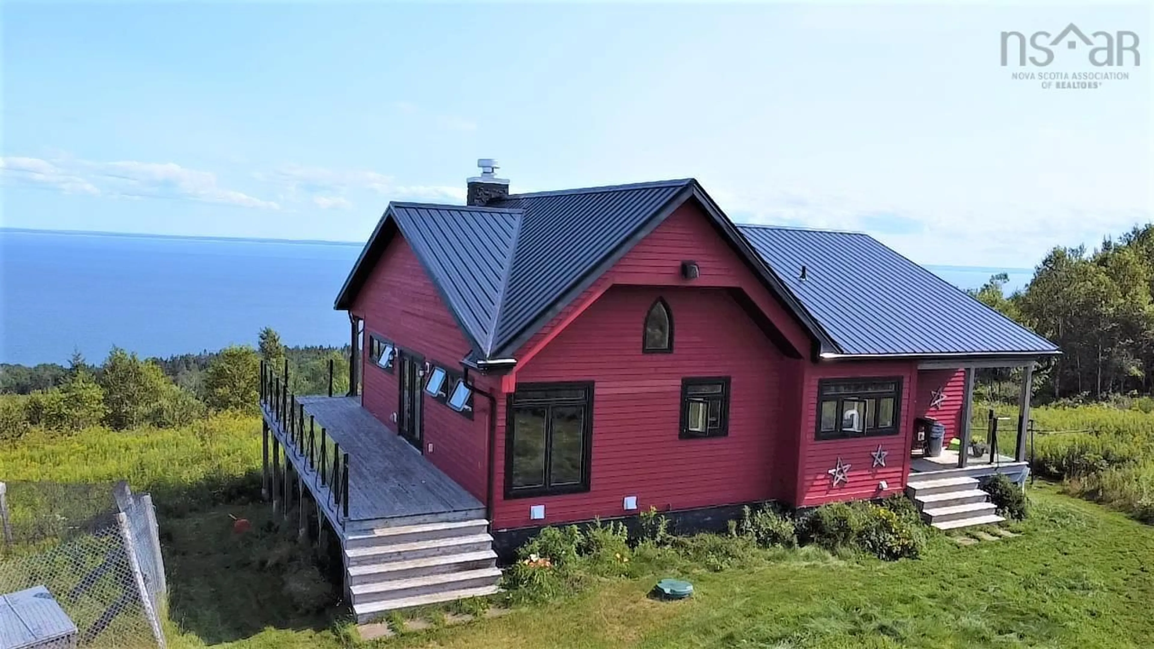A pic from outside/outdoor area/front of a property/back of a property/a pic from drone, building for 2403 Two Island Rd, Two Islands Nova Scotia B0M 1S0