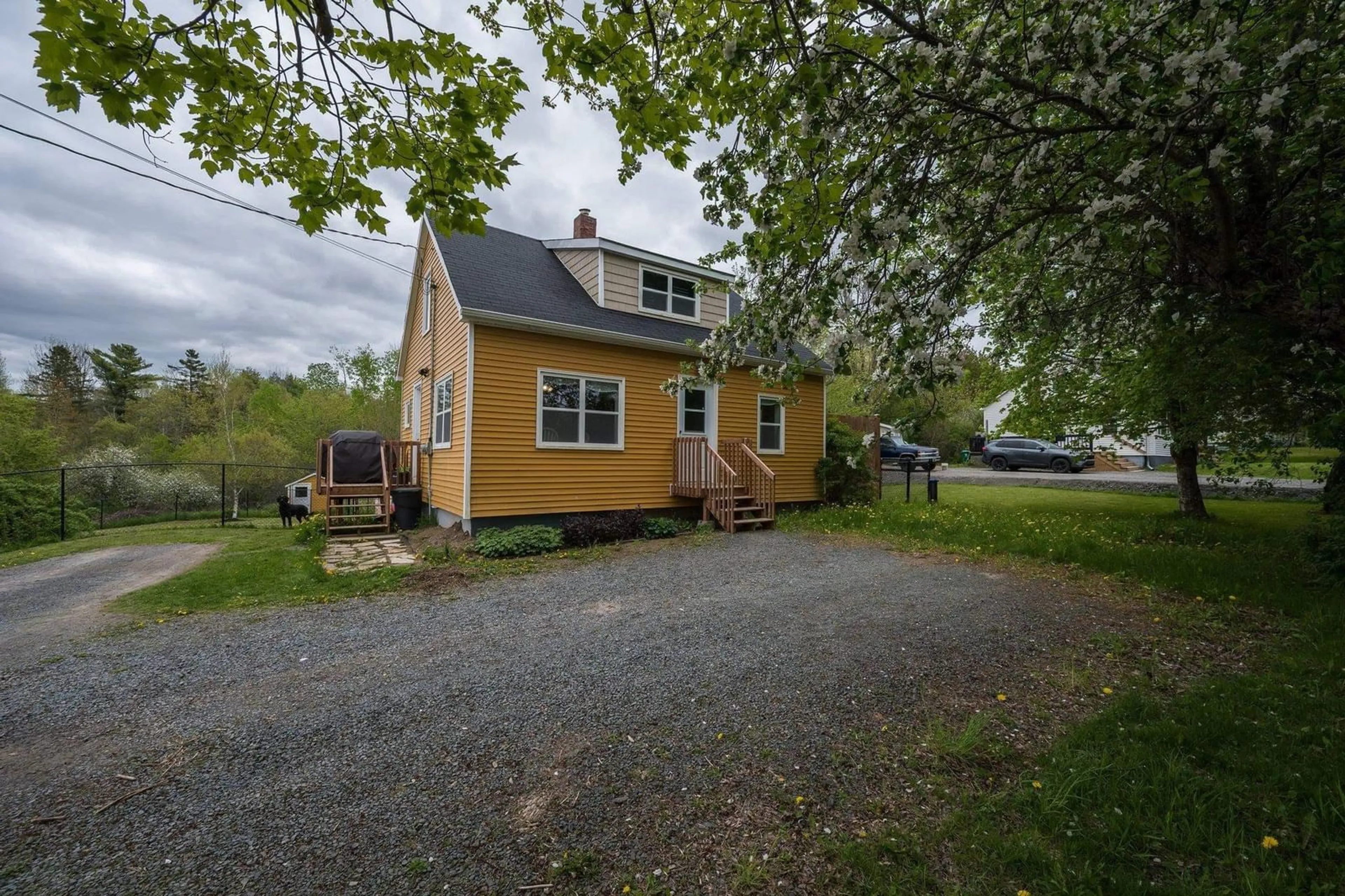 A pic from outside/outdoor area/front of a property/back of a property/a pic from drone, street for 77 Stark Rd, Newport Station Nova Scotia B0N 2T0