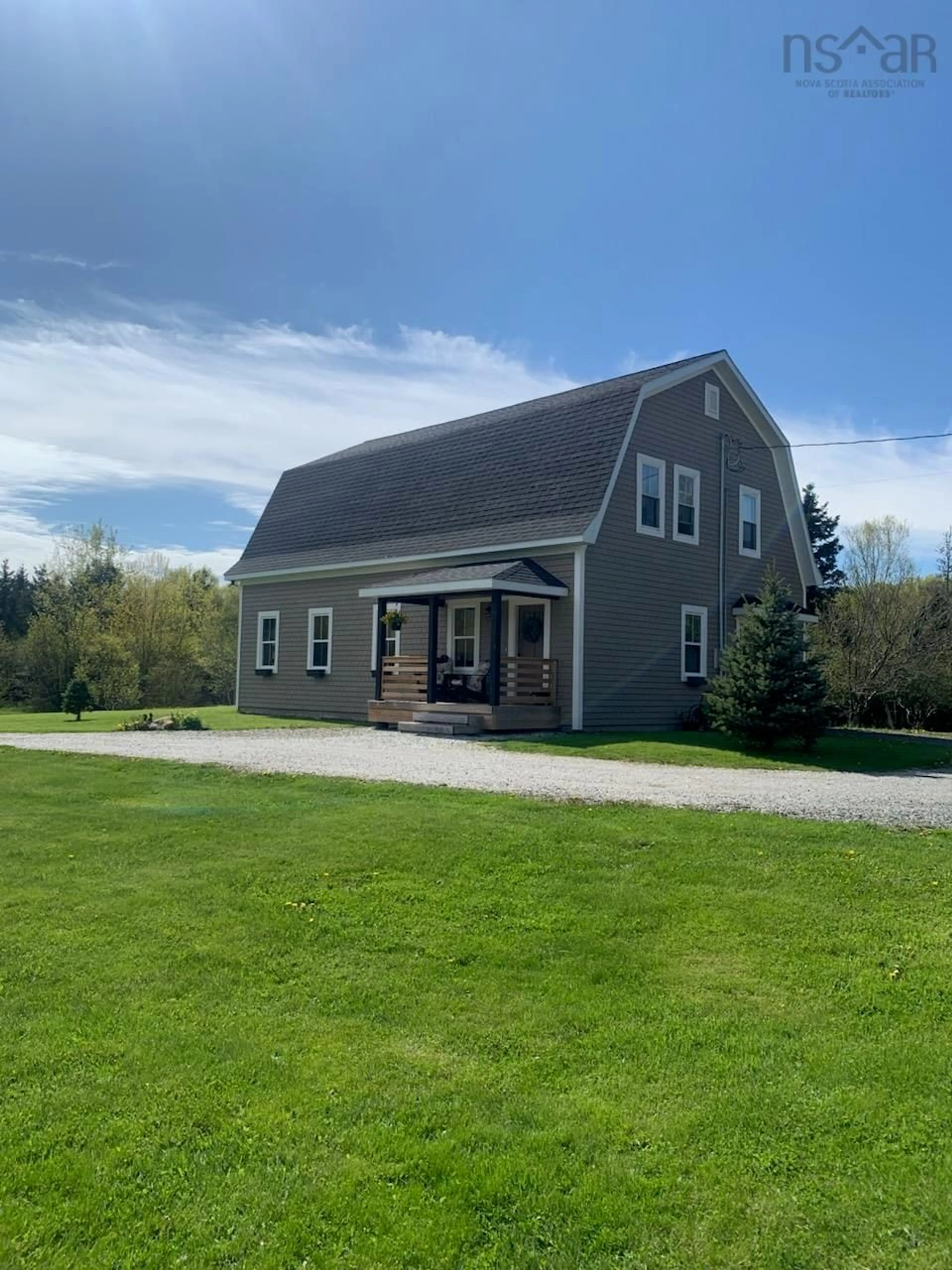 A pic from outside/outdoor area/front of a property/back of a property/a pic from drone, building for 5020 Grand Narrows Hwy, Beaver Cove Nova Scotia B1T 1P2