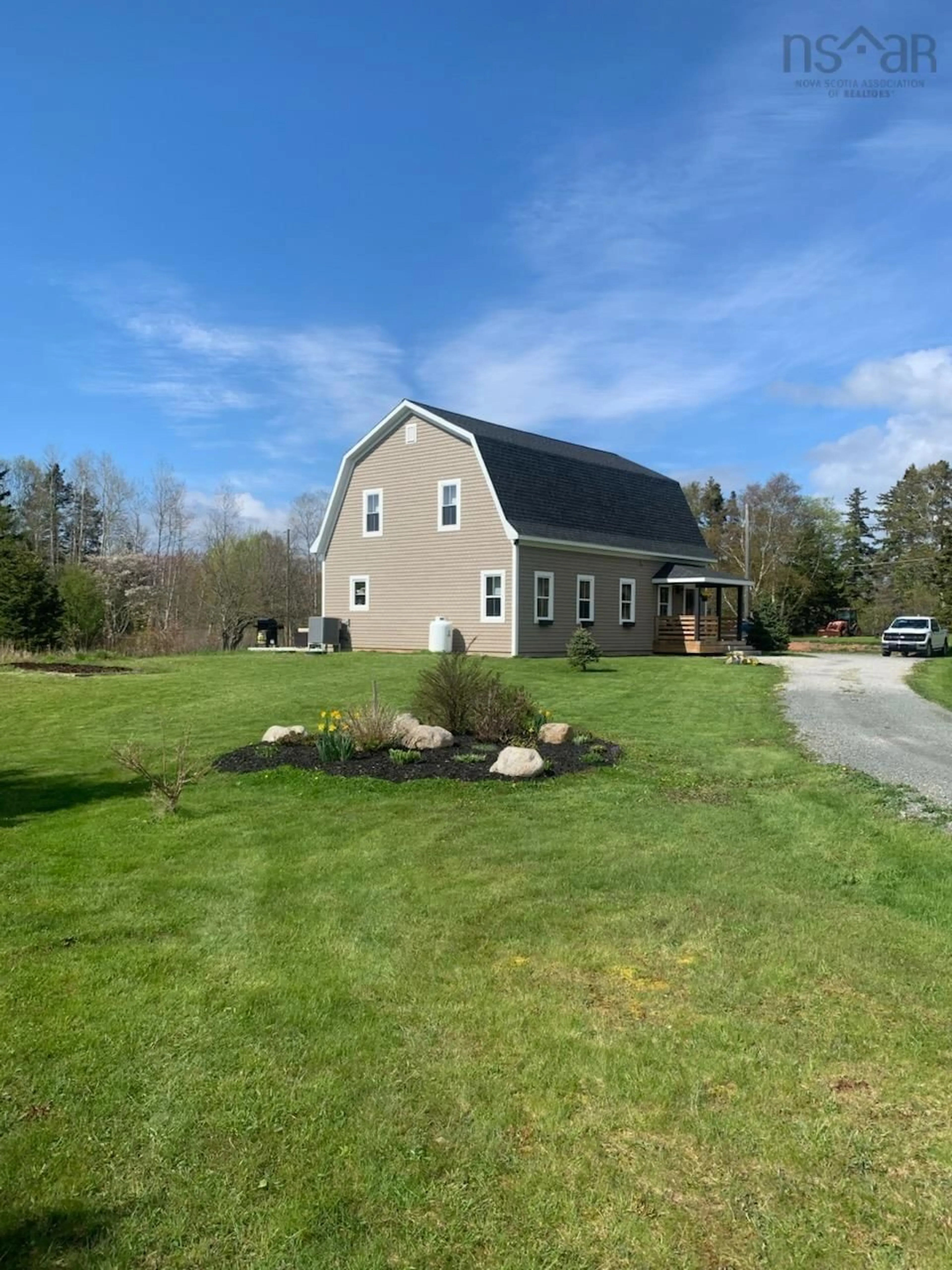 A pic from outside/outdoor area/front of a property/back of a property/a pic from drone, building for 5020 Grand Narrows Hwy, Beaver Cove Nova Scotia B1T 1P2